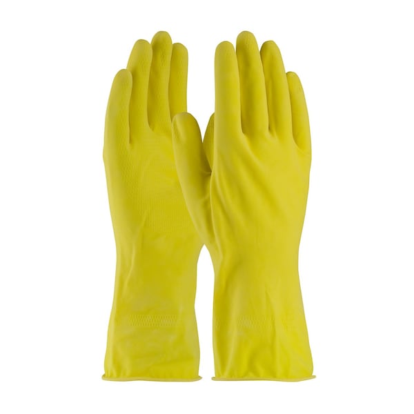 Guantes Resistentes a Químicos Pip de 12 pulgadas, Látex de Caucho Natural, M, 12 paquetes - 48-L160Y/M