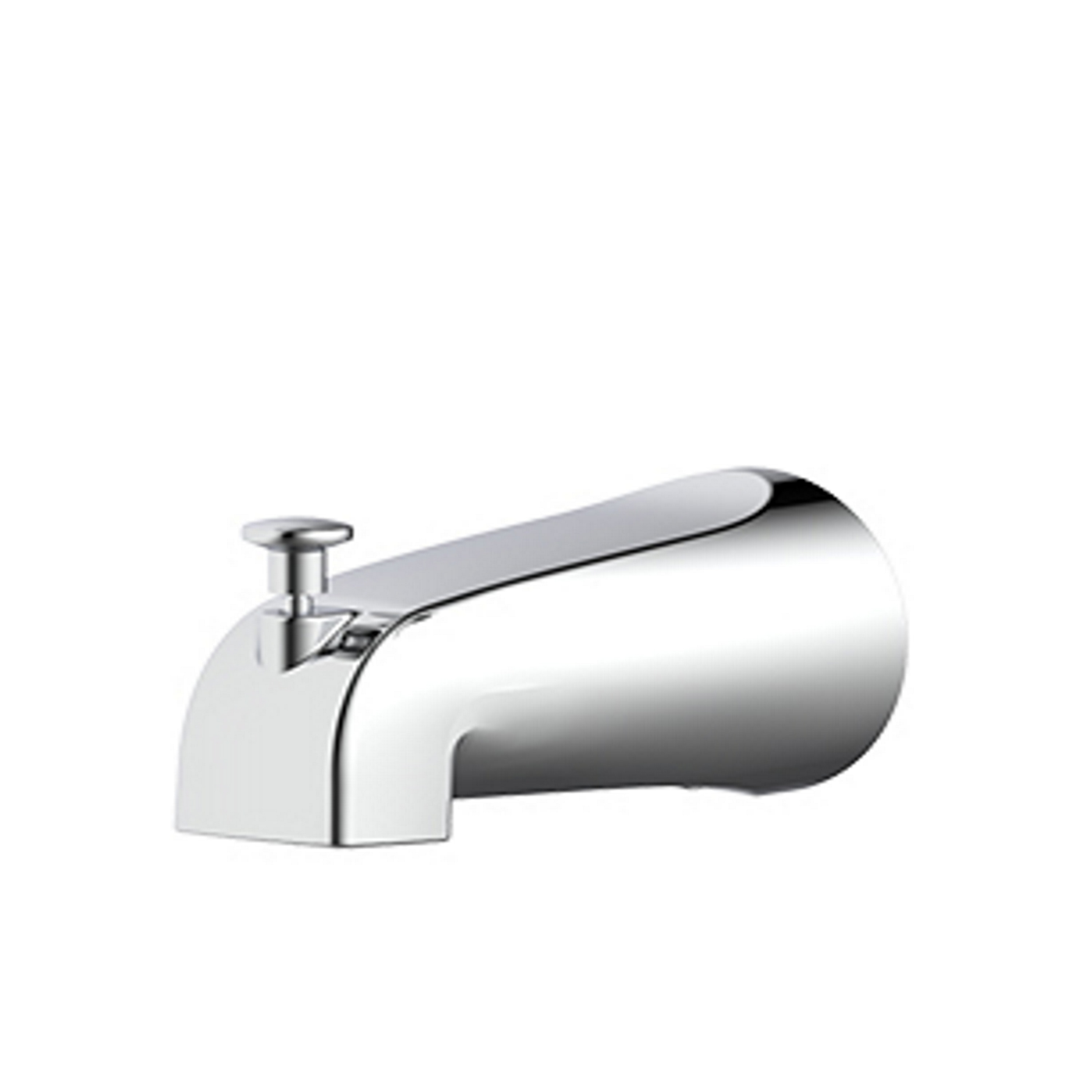 Grifo de Bañera y Ducha Redondo de 3 pulgadas con 2 Manijas Cromadas de Proyecto Source Rutland y Función Única con Válvula.