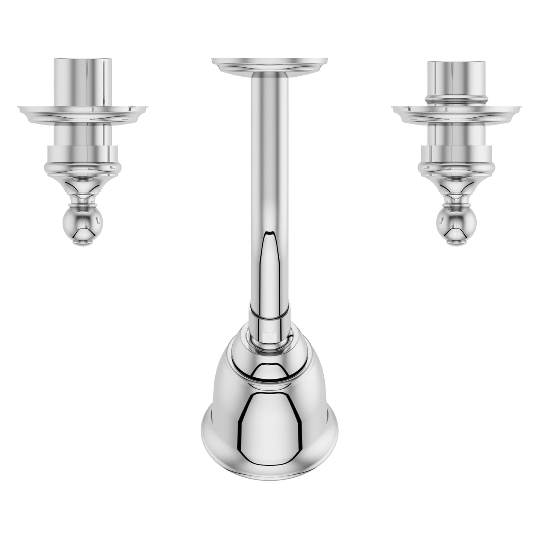 Serie 07 de Pfister Cromo con 2 Manijas y Función Múltiple de 2.97 Pulgadas para Bañera Redonda y Regadera LG07-81BC