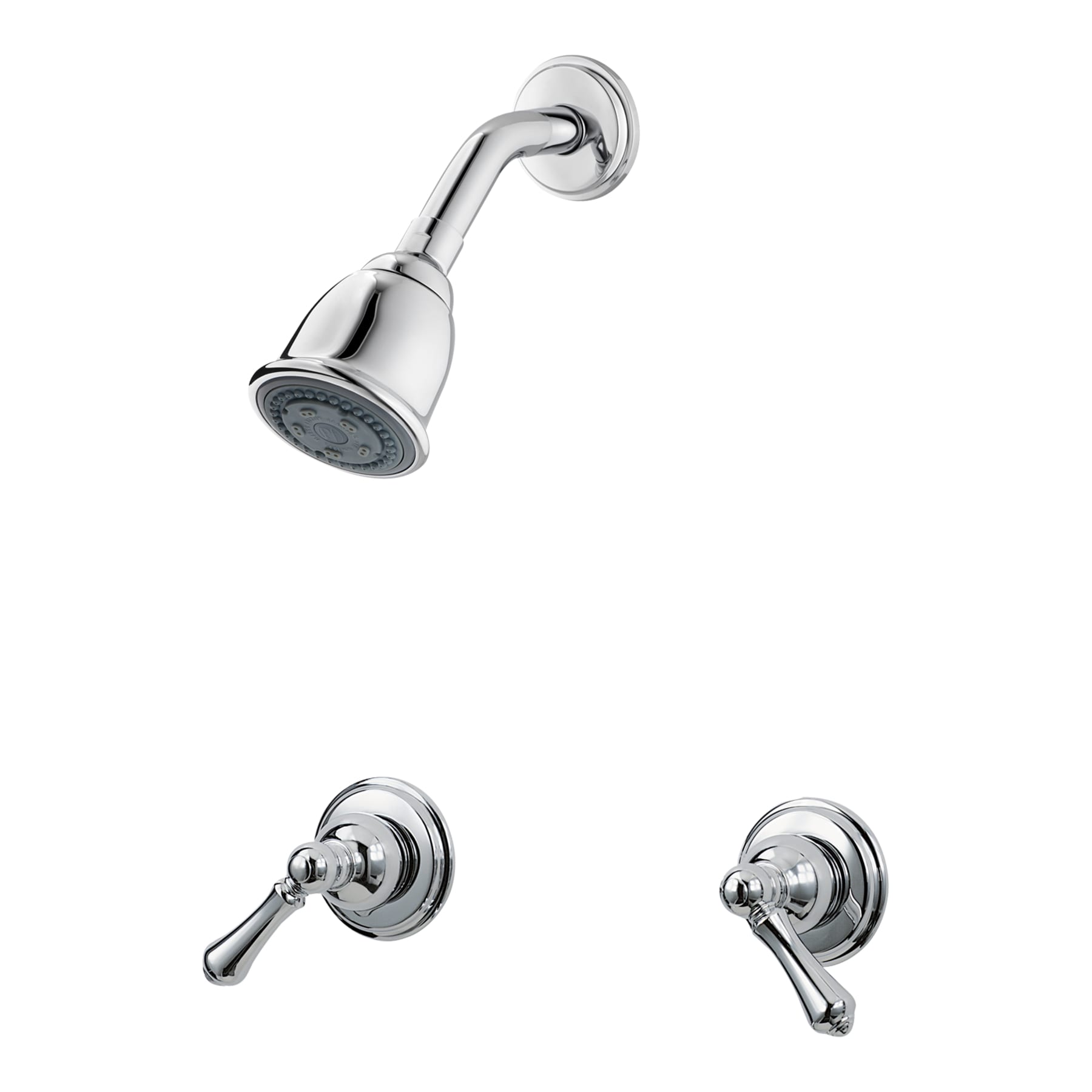Serie 07 de Pfister Cromo con 2 Manijas y Función Múltiple de 2.97 Pulgadas para Bañera Redonda y Regadera LG07-81BC