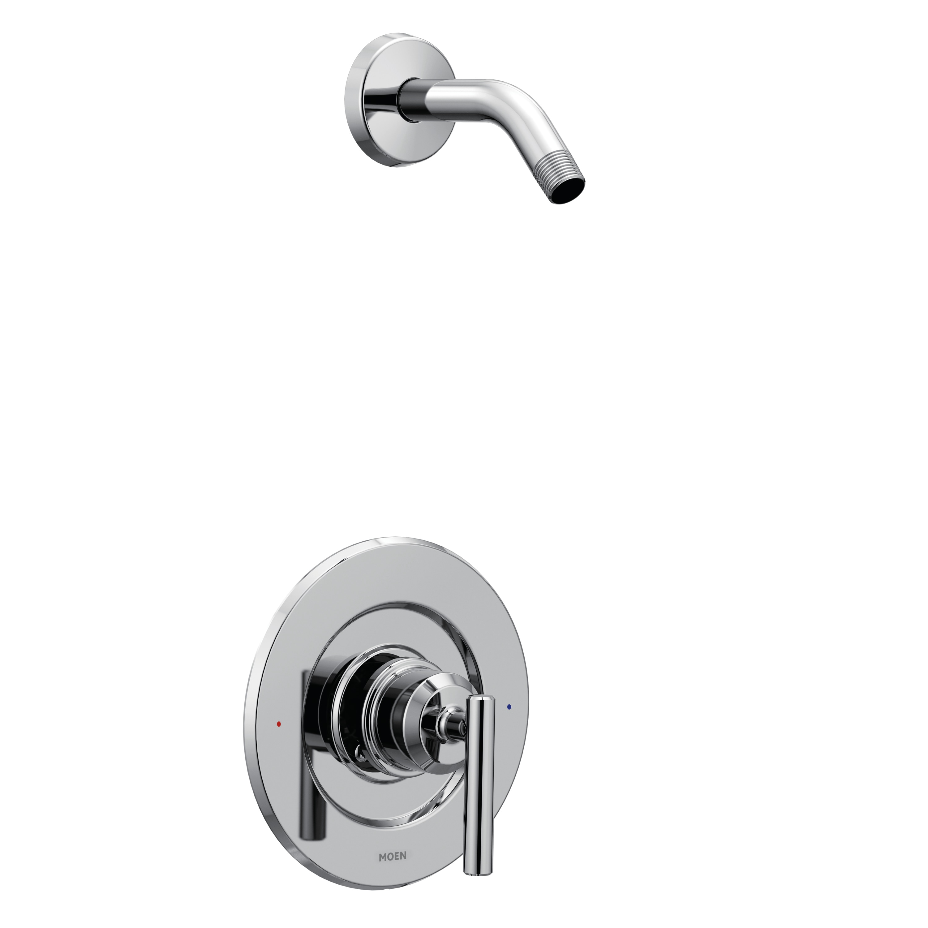 Grifo para bañera y ducha de 1 manija en cromo de Moen (Válvula se vende por separado) - T2902NH