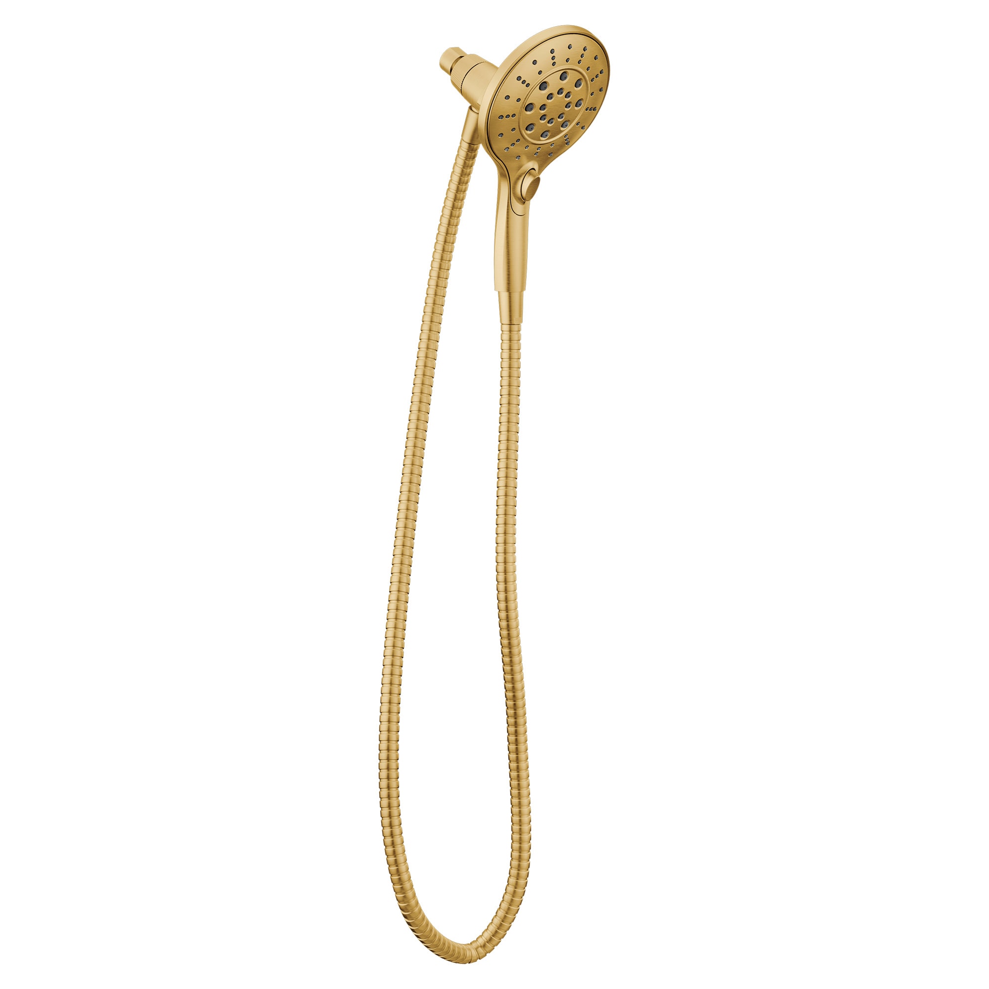 Grifo para bañera redonda y ducha en oro cepillado - Se vende por separado