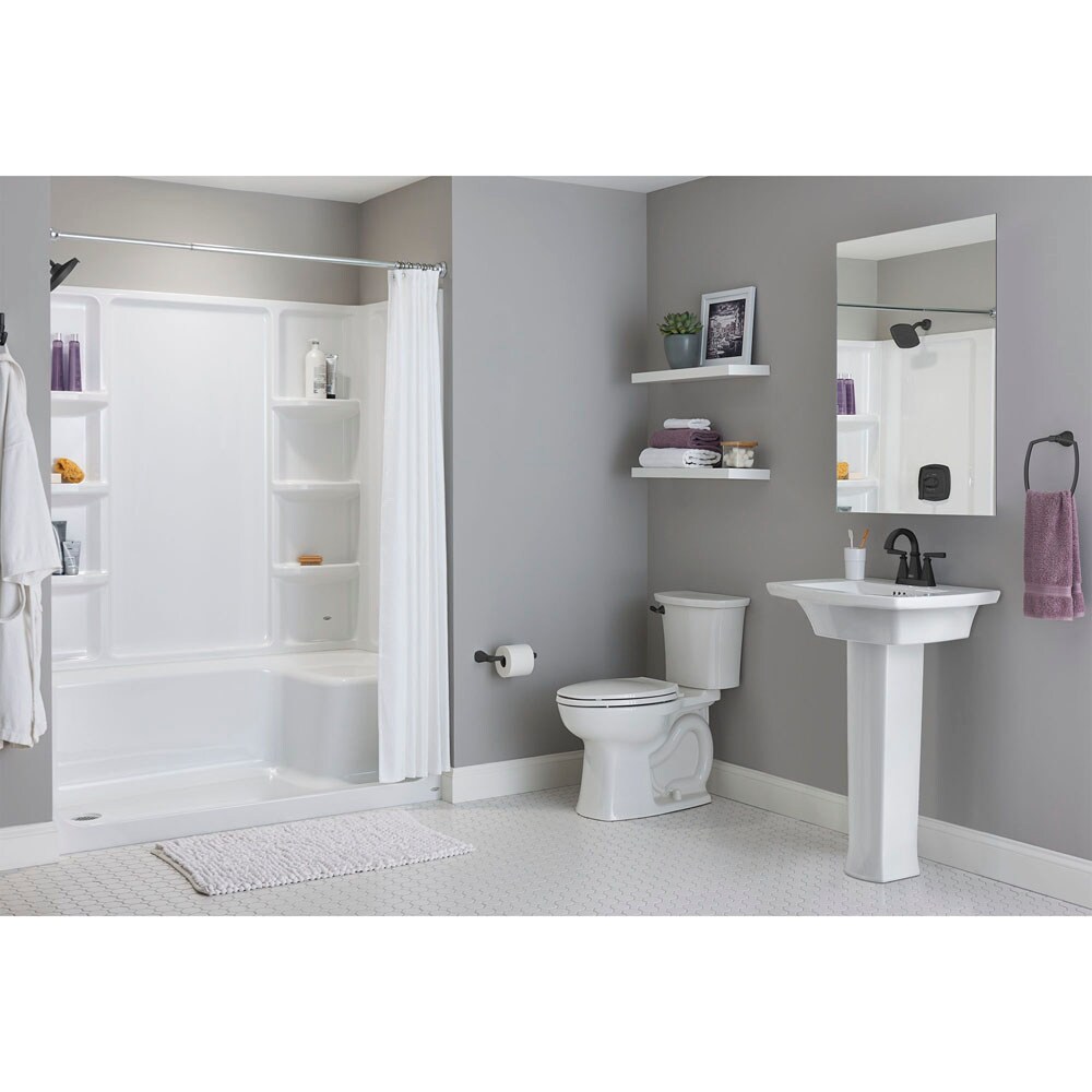 American Standard Edgemere Mate Negro Monomando de Mano de 5.75 Pulgadas para Bañera y Regadera de Forma Redonda TU018508.243.