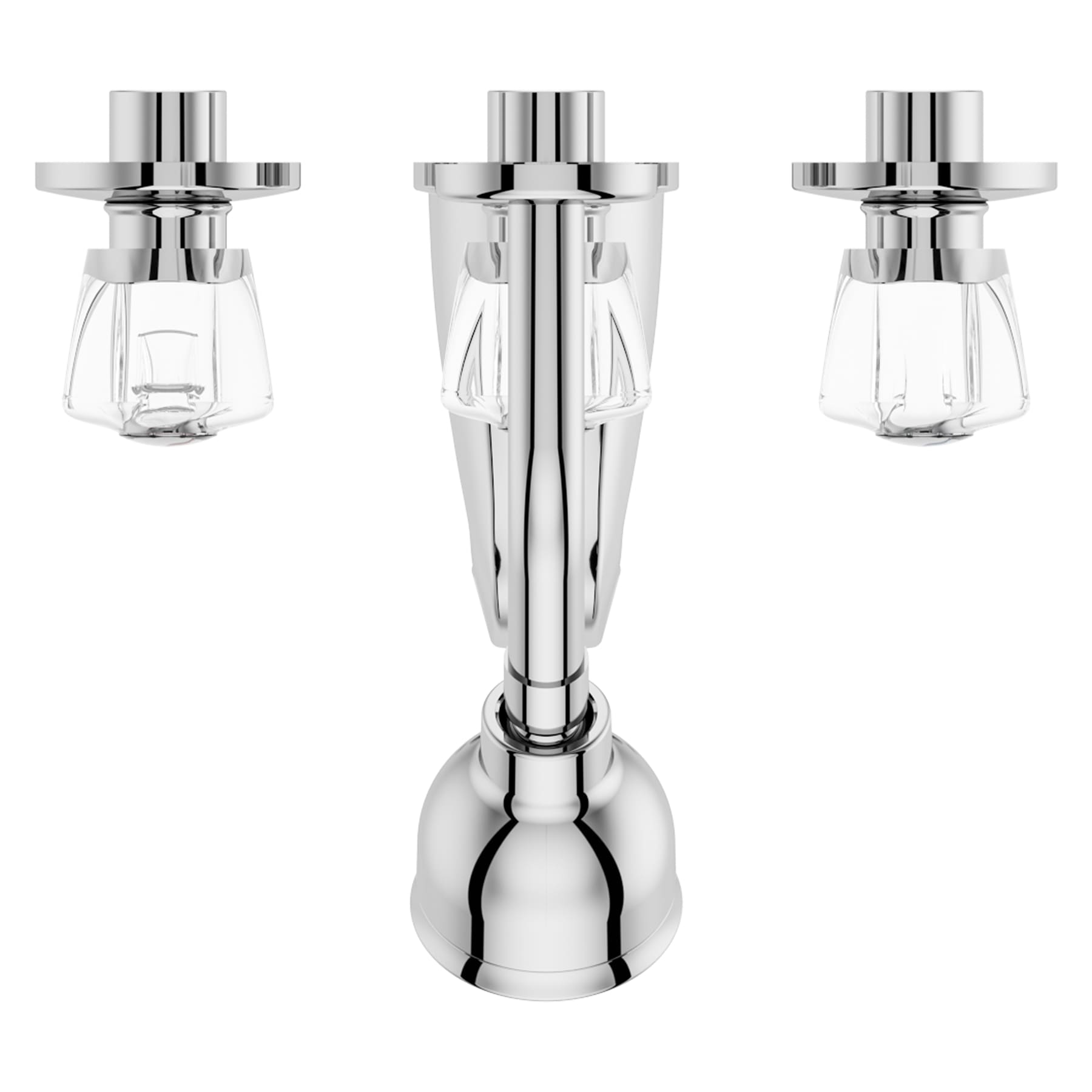 Serie Pfister Pfirst Cromo 3-Manijas Multi-función de 2.88 Pulgadas para Bañera y Regadera con Válvula LG01-3180