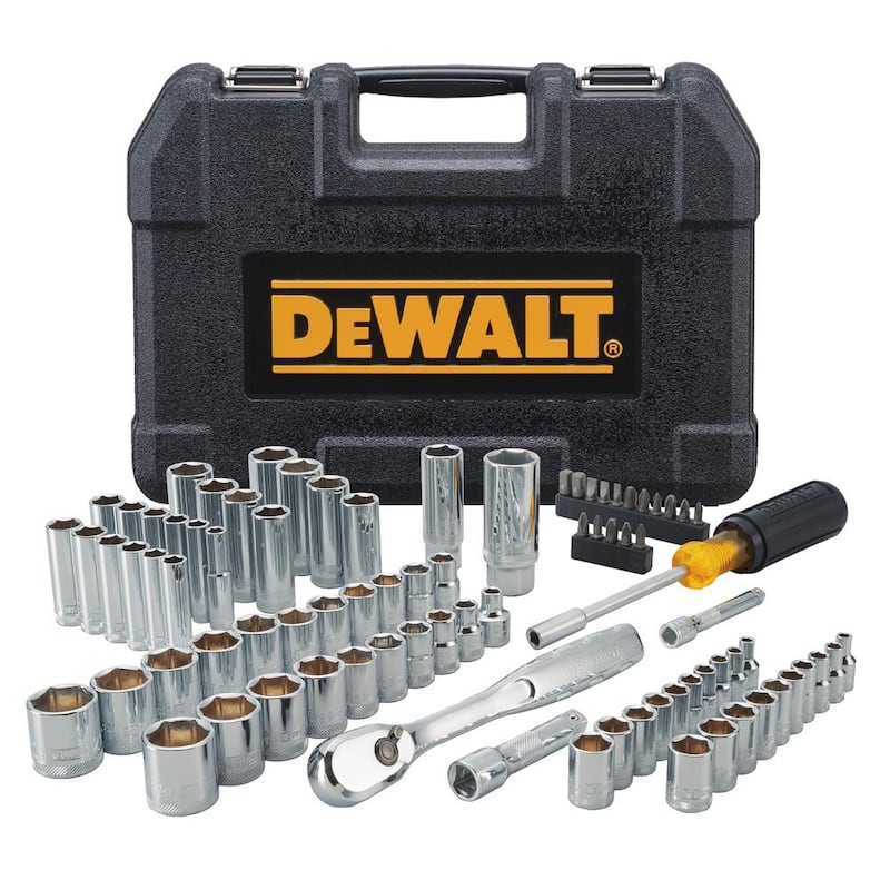 Set de herramientas para mecánicos DEWALT (84 piezas) - DWMT81531