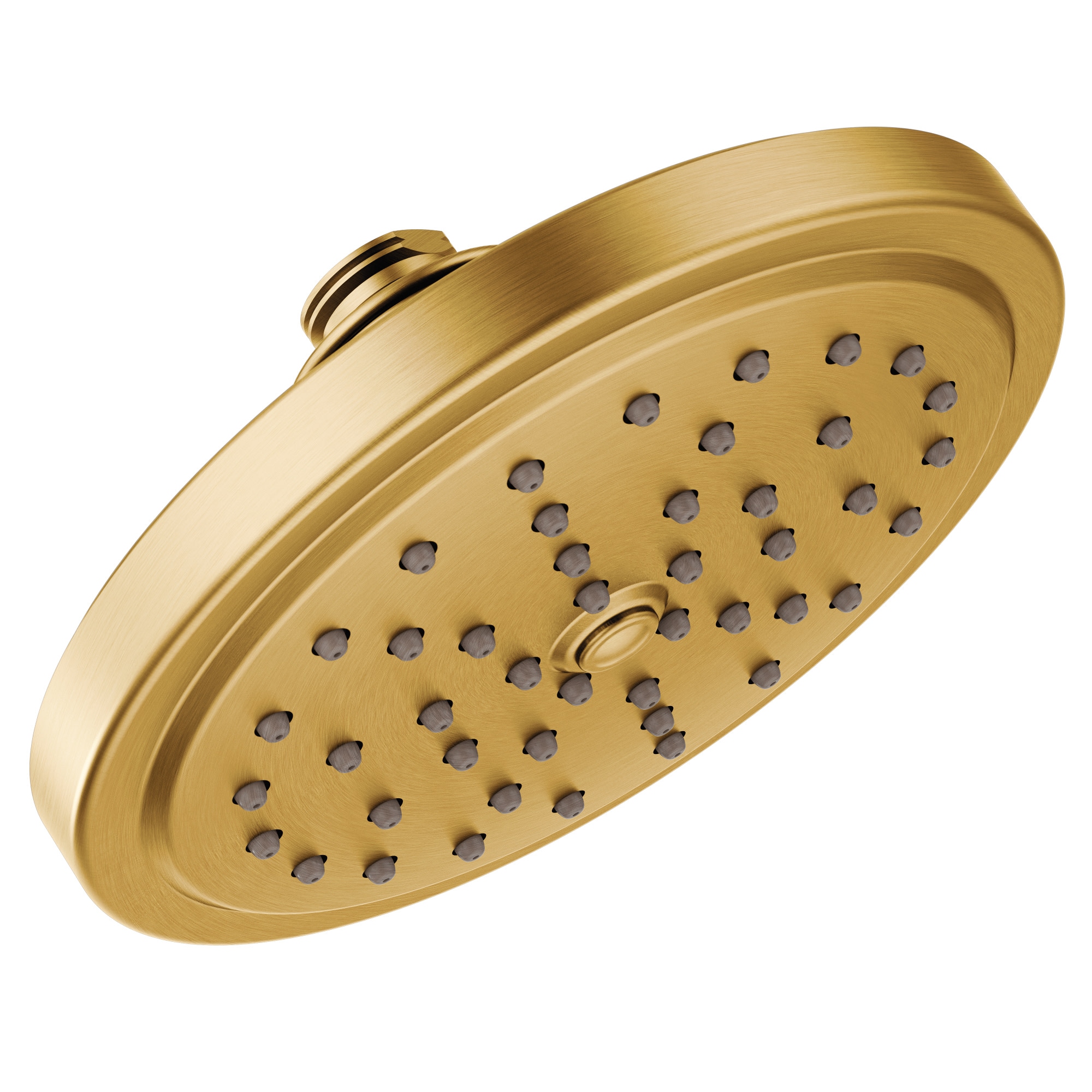 Monomando redondo para bañera y regadera en color oro cepillado de Moen (se vende por separado, válvula no incluida)