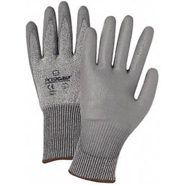 Guantes recubiertos de poliisopreno, Nivel de corte A3, 13 ga, Gris, XL - 730TGU/XL