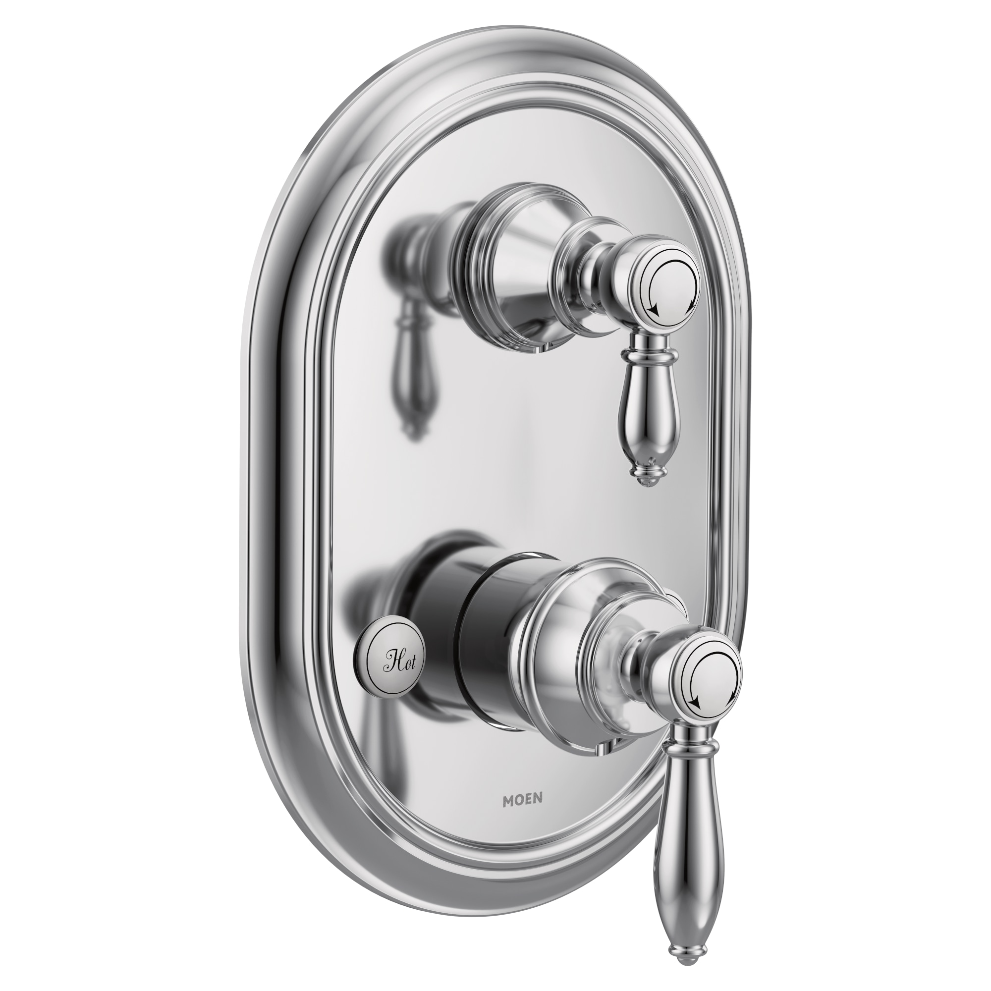 Grifo de ducha Moen Weymouth Chrome de 2 manijas se vende por separado UTS4311