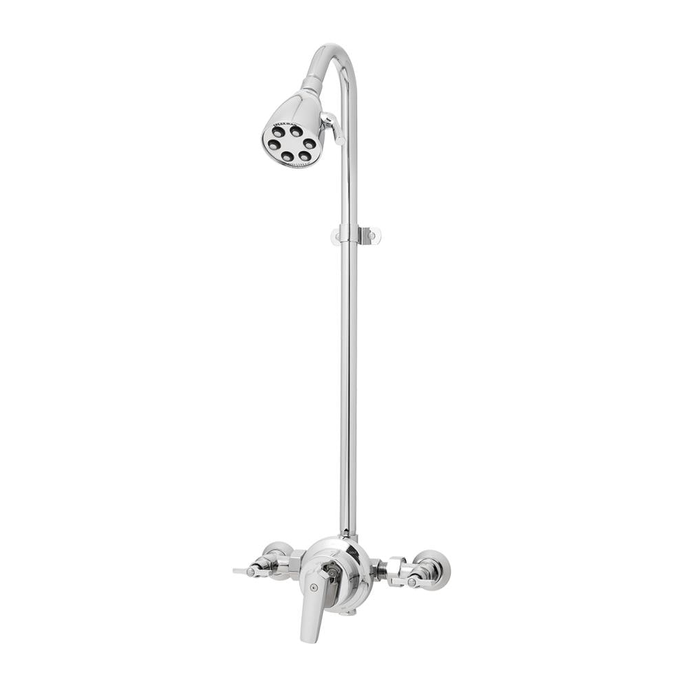Mezcladora de ducha de doble manija multifunción de cromo pulido Speakman Sentinel Mark II con válvula de 2.75 pulgadas.