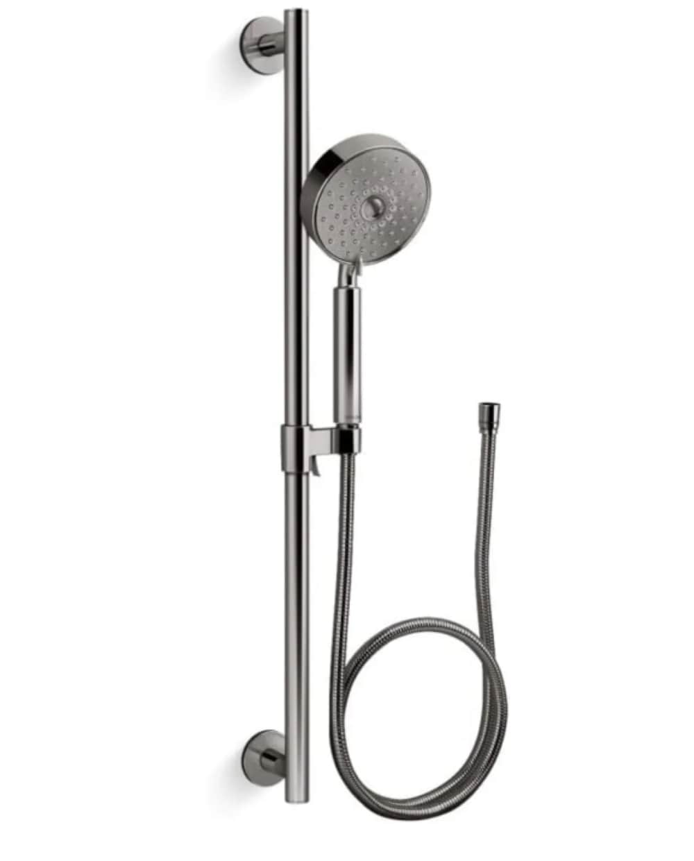 Regadera de Mano Redonda de 5 Pulgadas Vibrant Titanium de KOHLER Purist Se Vende por Separado 22178-G-TT