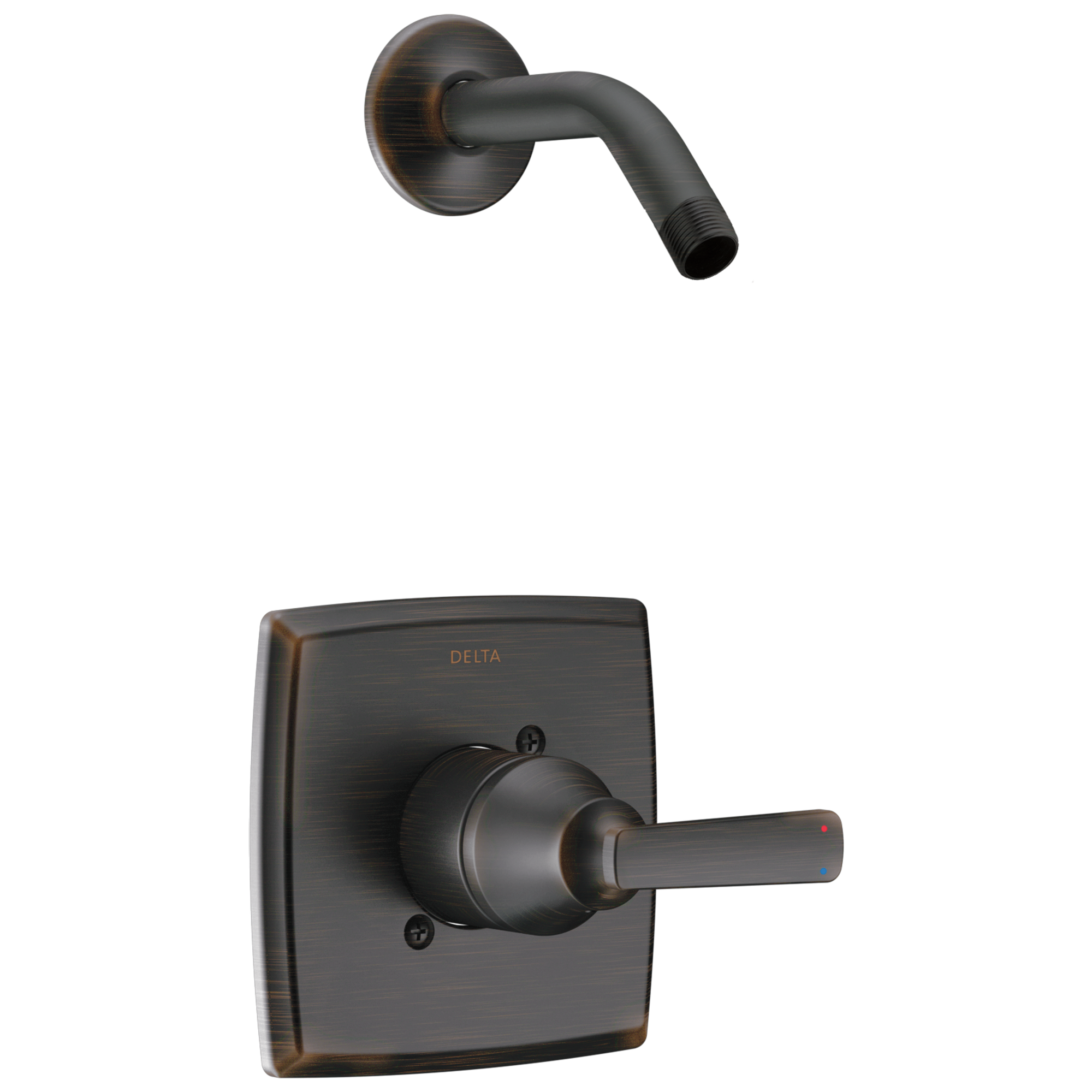 Grifo de ducha de una manija estilo Veneciano Bronce Delta Ashlyn Vendido por separado T14264-RBLHD