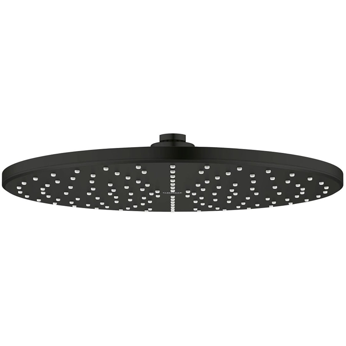 Grifo para ducha redonda negra mate GROHE Vendido por separado - Función única de 12.1875 pulgadas