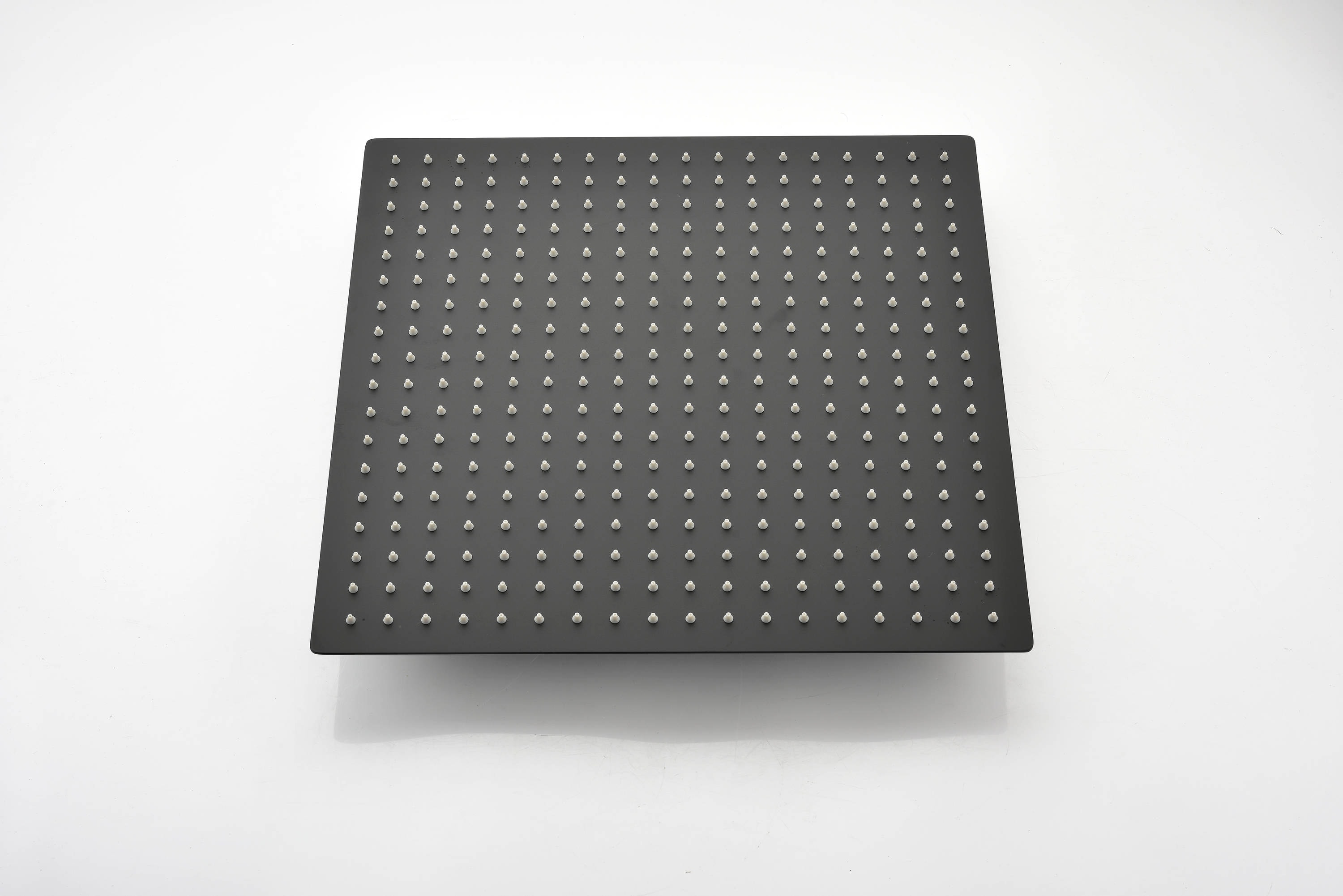 Sistema de regadera WELLFOR DT Negro mate de 1 manija Función única Ducha cuadrada de 16 pulgadas con válvula DTG-806CS16MB