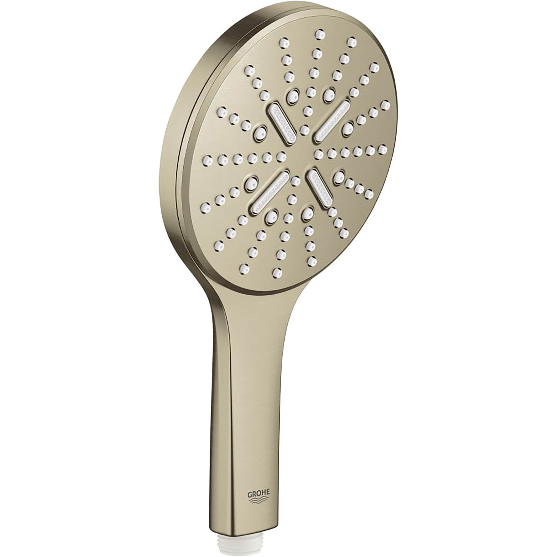 Regadera de mano de un mango GROHE Rainshower en níquel cepillado de 5.13 pulgadas - Modelo 26545EN0