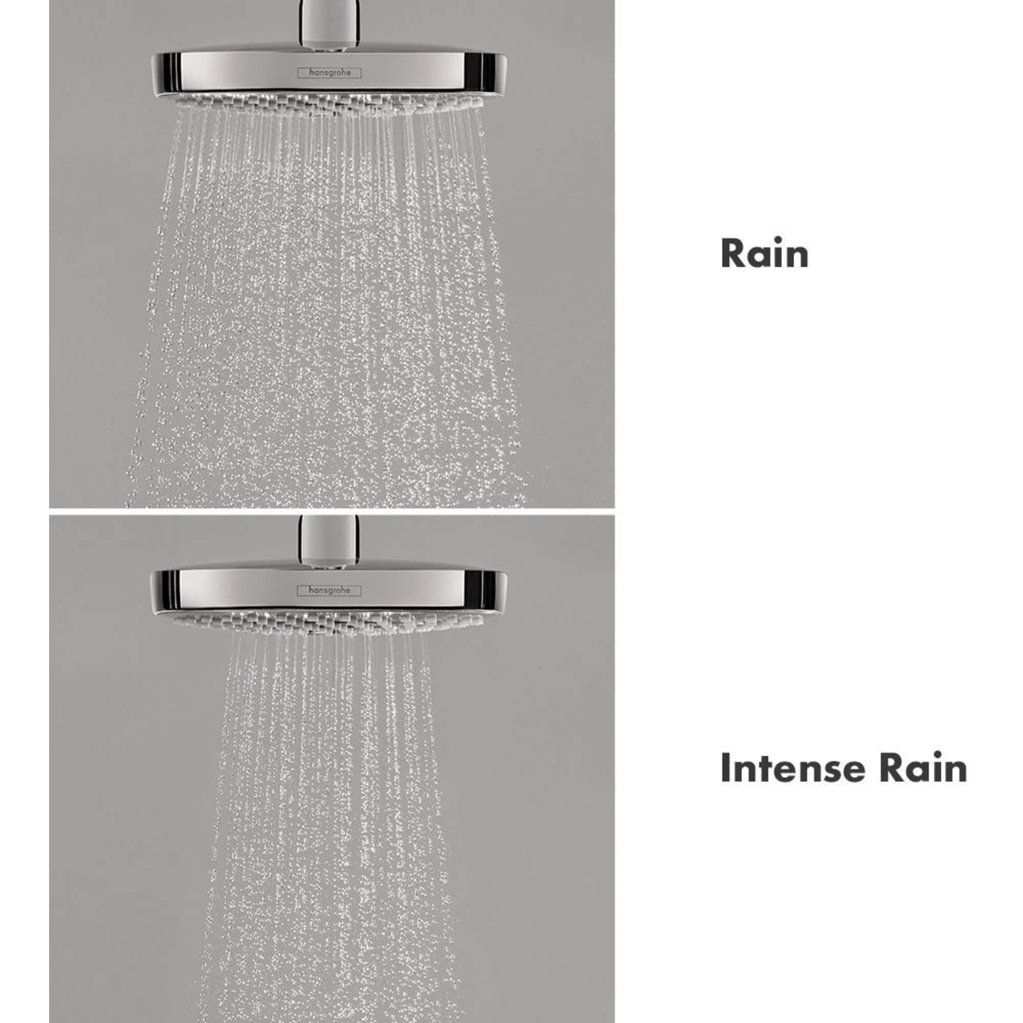 Hansgrohe Dorado Cepillado óptico Se vende por separado Grifo de ducha redondo multifunción de 7.38 pulgadas 04388250