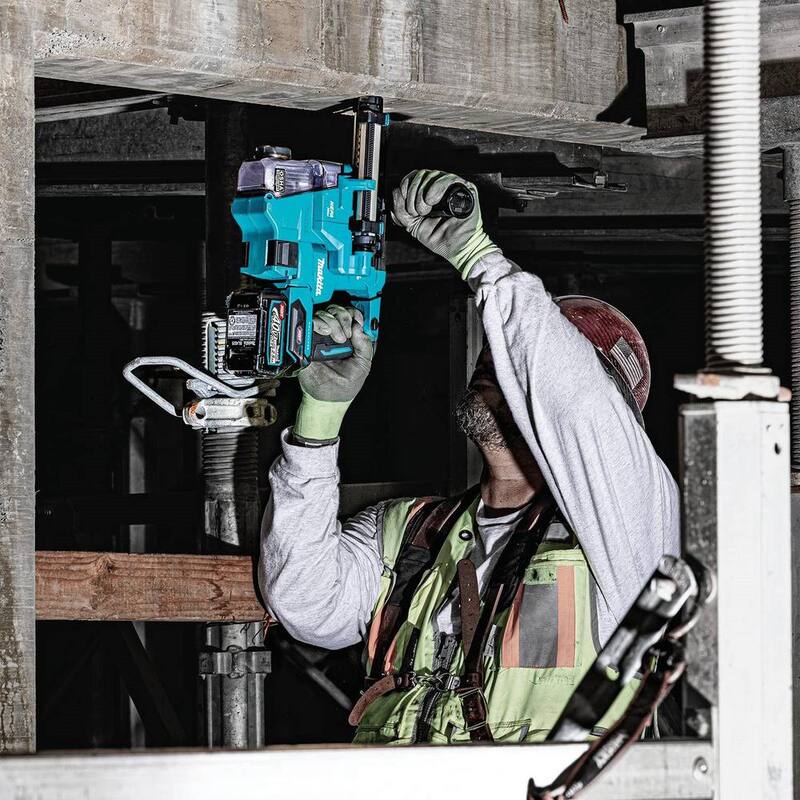 Martillo rotativo Makita 40V max XGT Brushless de 13/16 pulgadas con kit de extractor, AFT (2.5Ah) con bono de amoladora de ángulo XGT Brushless de 5 pulgadas - GRH10D1W-GAG13Z