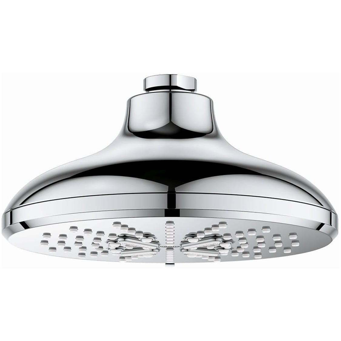 Grifería redonda de ducha multifunción de 6.5 pulgadas en acabado cepillado Cool Sunrise de GROHE, se vende por separado