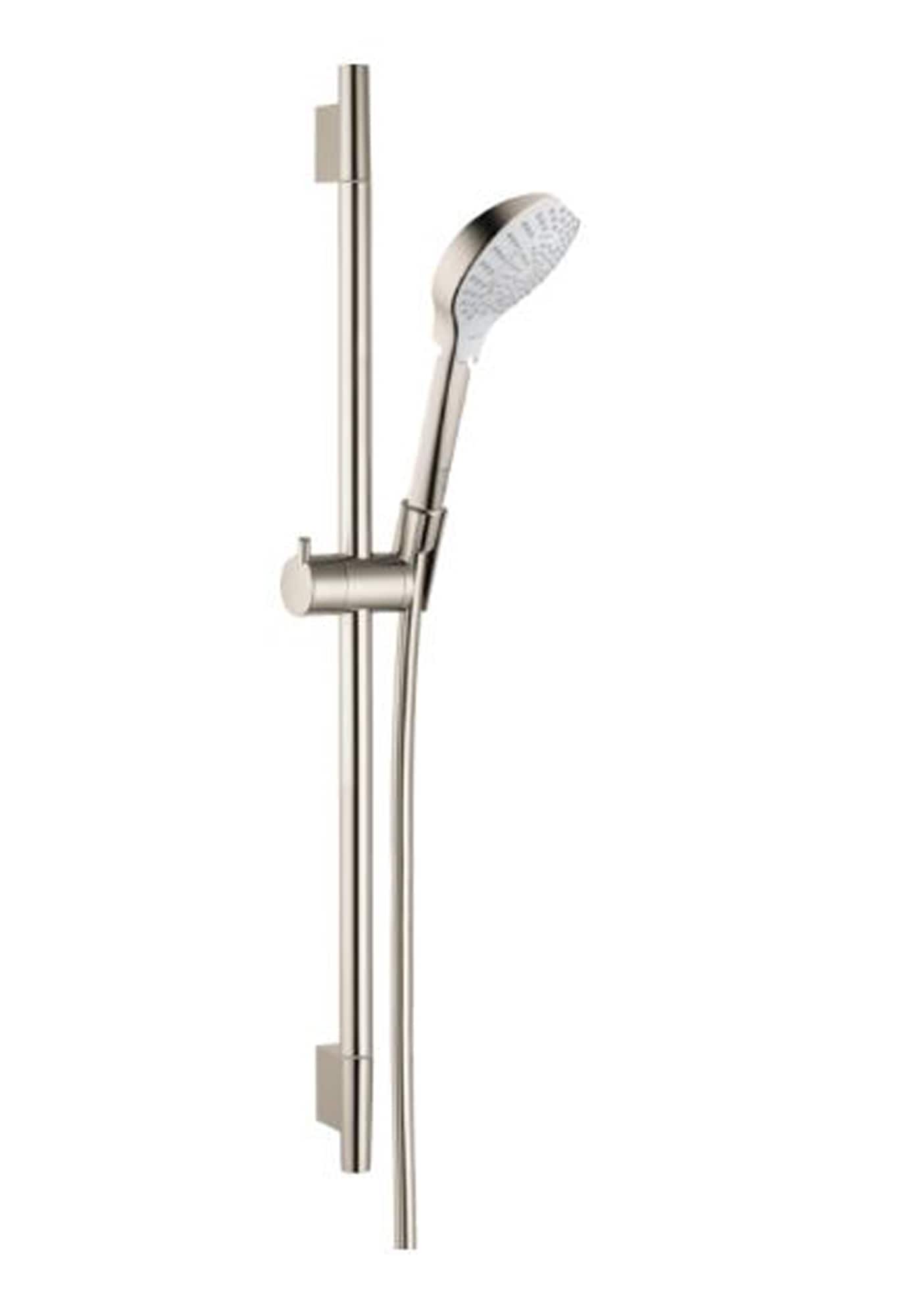 Hansgrohe Croma Select S Níquel Cepillado Se vende por separado Regadera de 4 funciones redonda de 4.375 pulgadas