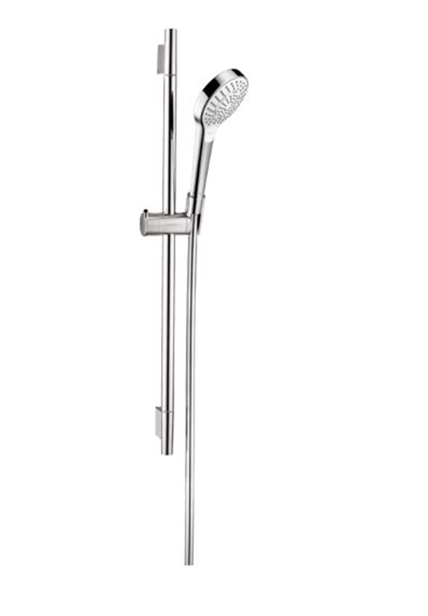 Hansgrohe Croma Select S Cromo Se vende por separado Mezcladora de ducha redonda multifunción de 4.375 pulgadas