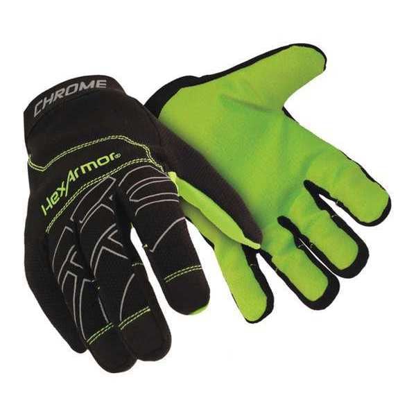 Guantes Resistentes al Corte Hexarmor Hi-Vis, Nivel de Corte A8, Negro, Talla S - 4023-S (7)