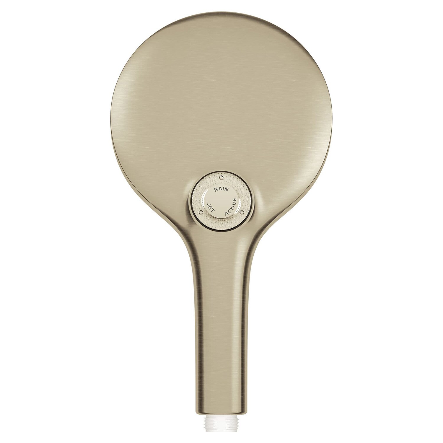 Regadera de mano con un mango en níquel cepillado de 5.13 pulgadas de diámetro - GROHE Rainshower 26604EN0