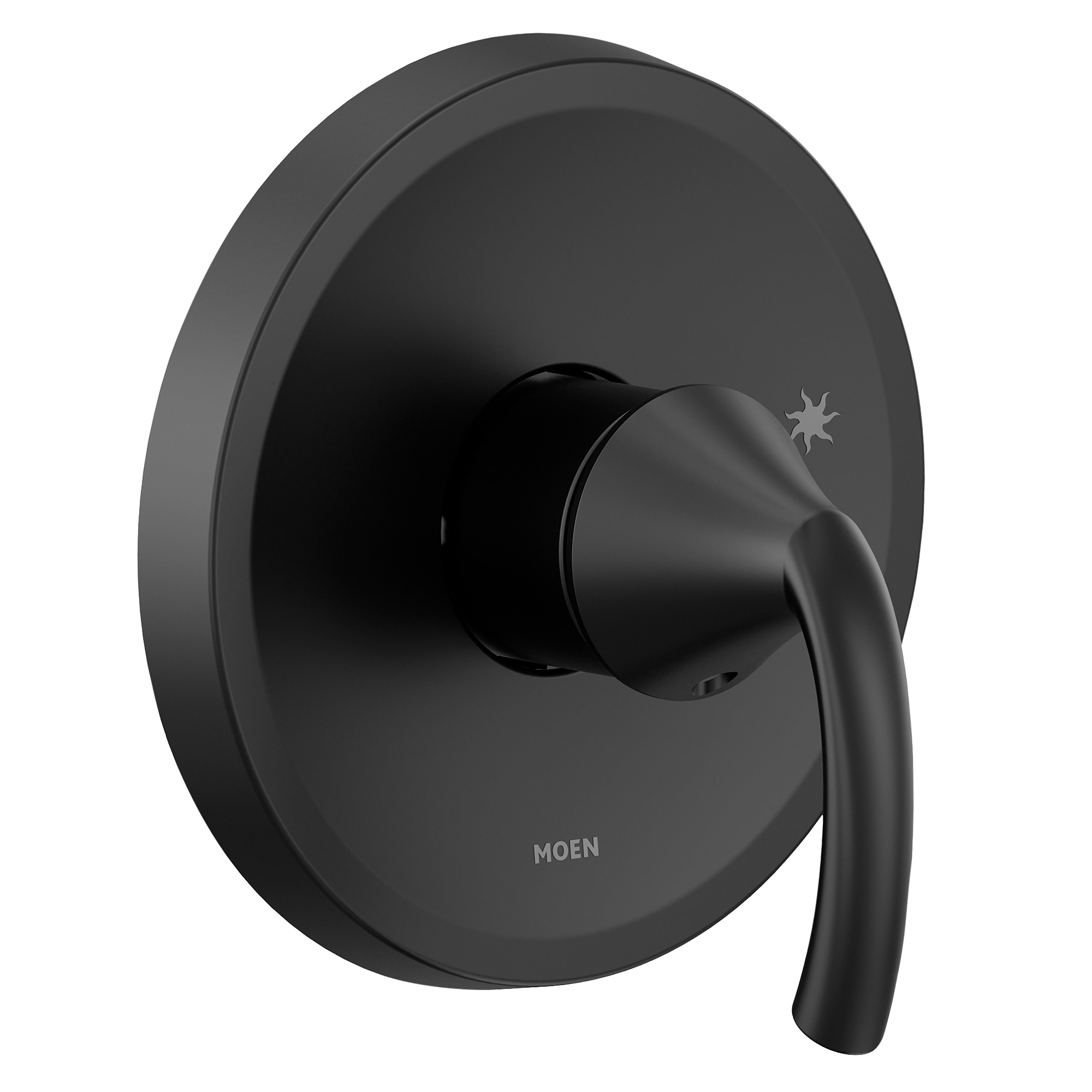 Llave de ducha Moen Glyde negro mate de 1 manija se vende por separado UT2741BL