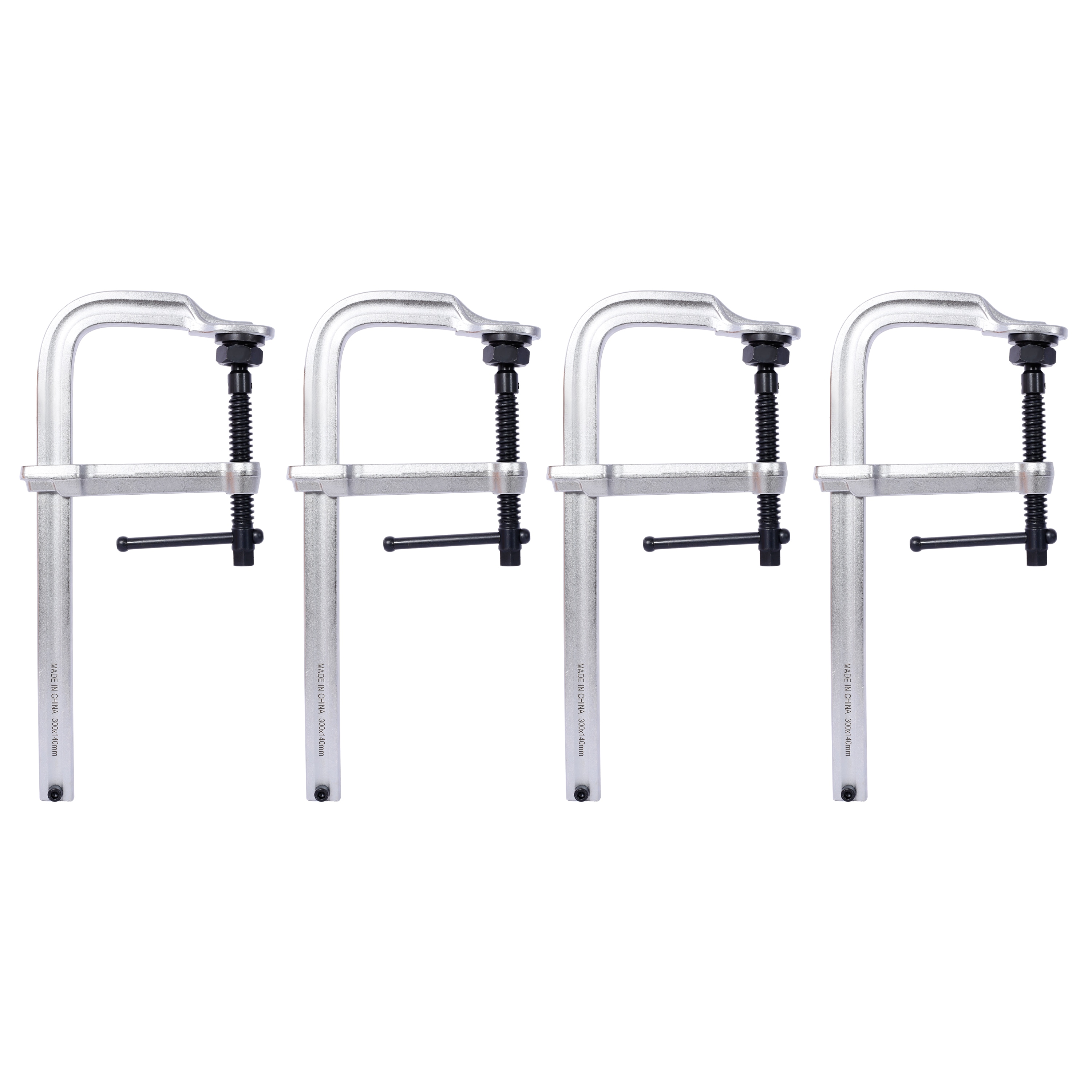 Paquete de 4 sargentos paralelos de mandíbula de 12 pulgadas BigTitan de 600 lb