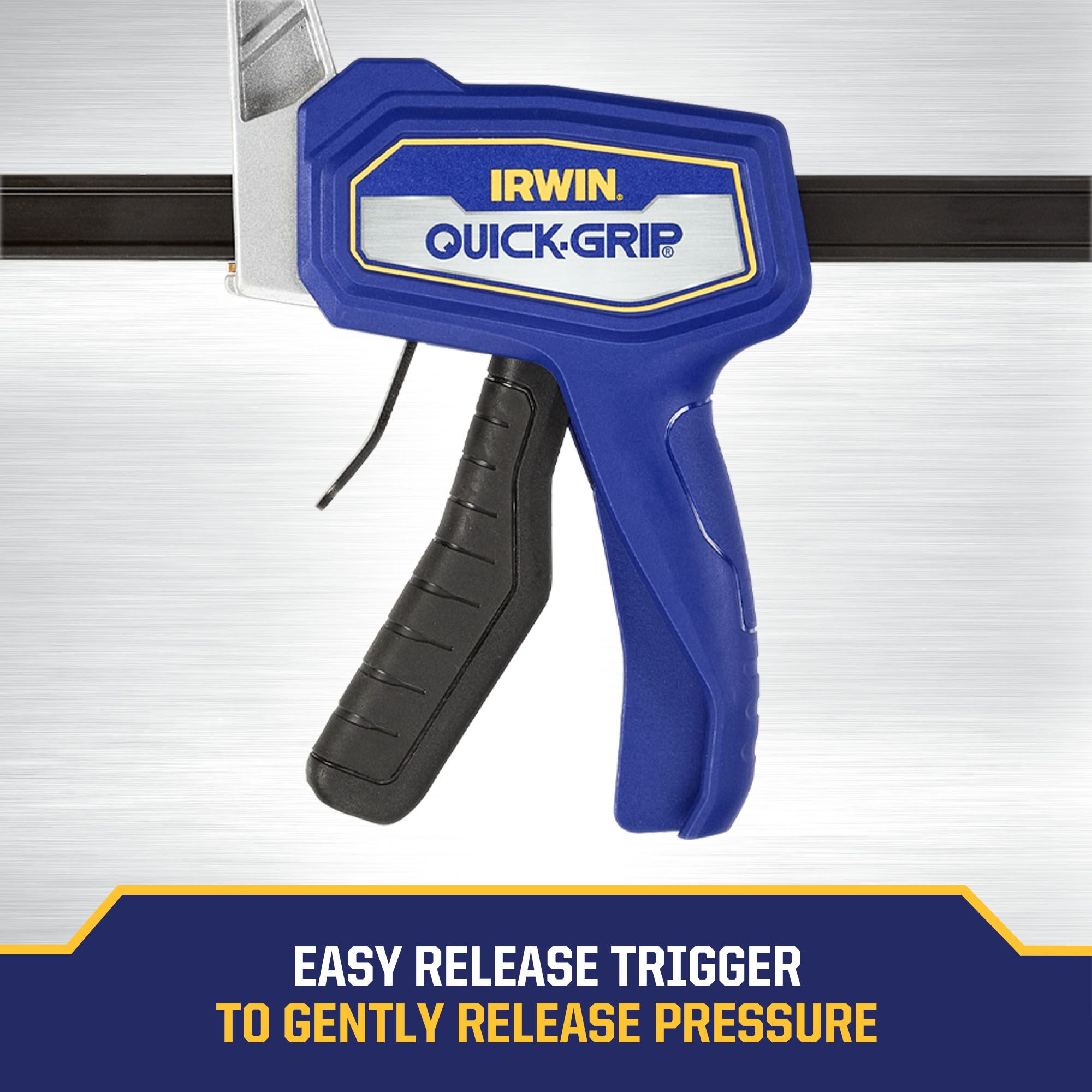 Mordazas Híbridas IRWIN Quick-Grip de 12 pulgadas con Gatillo de 301 libras / Sargento de Barra IRHT83500