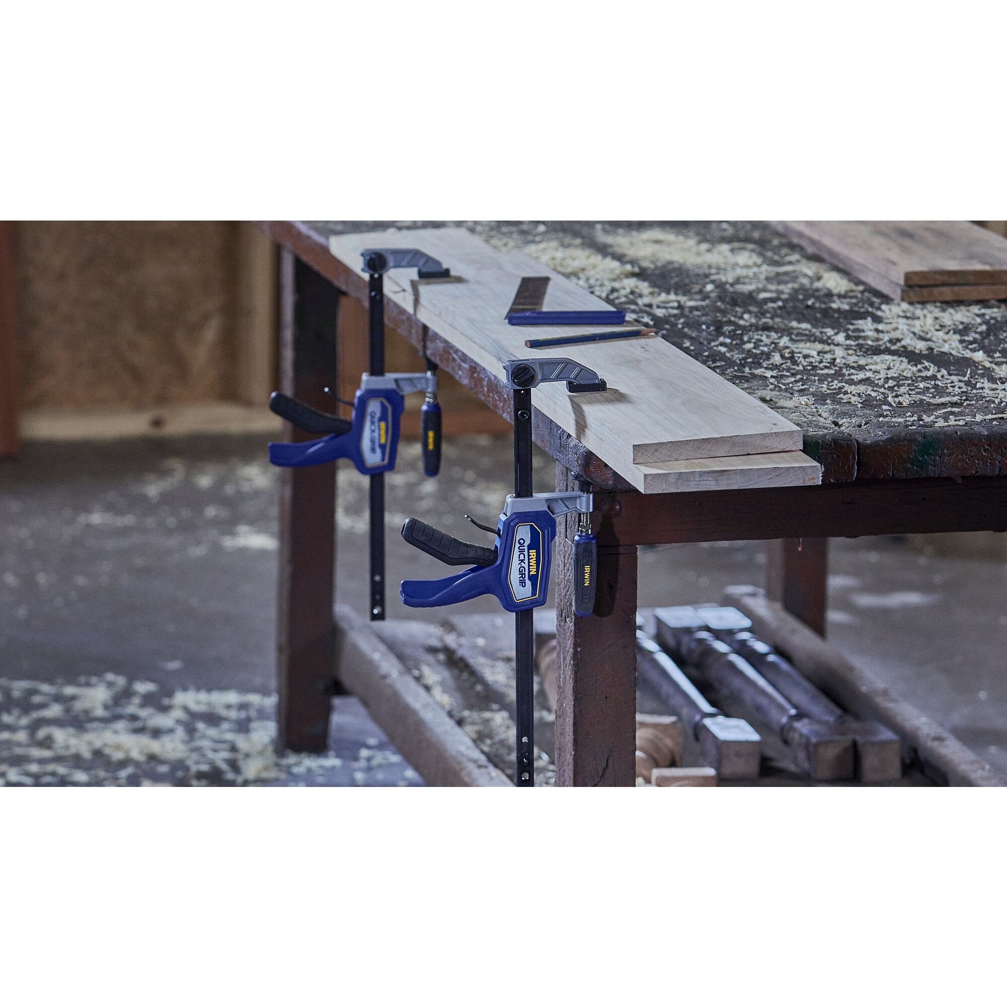 Mordazas Híbridas IRWIN Quick-Grip de 12 pulgadas con Gatillo de 301 libras / Sargento de Barra IRHT83500