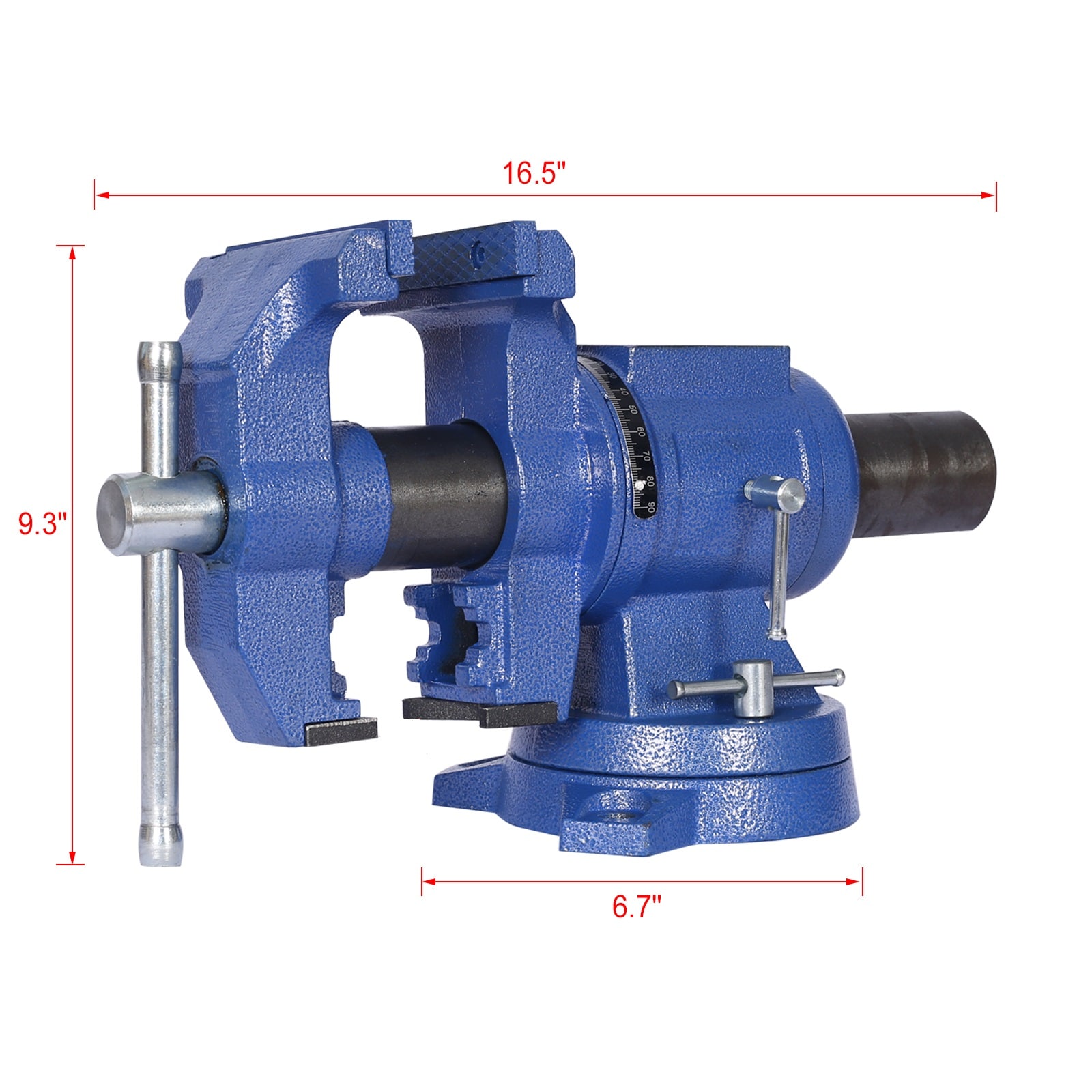 Tornillo de banco de acero multiusos Siavonce de 5 pulgadas XH38539