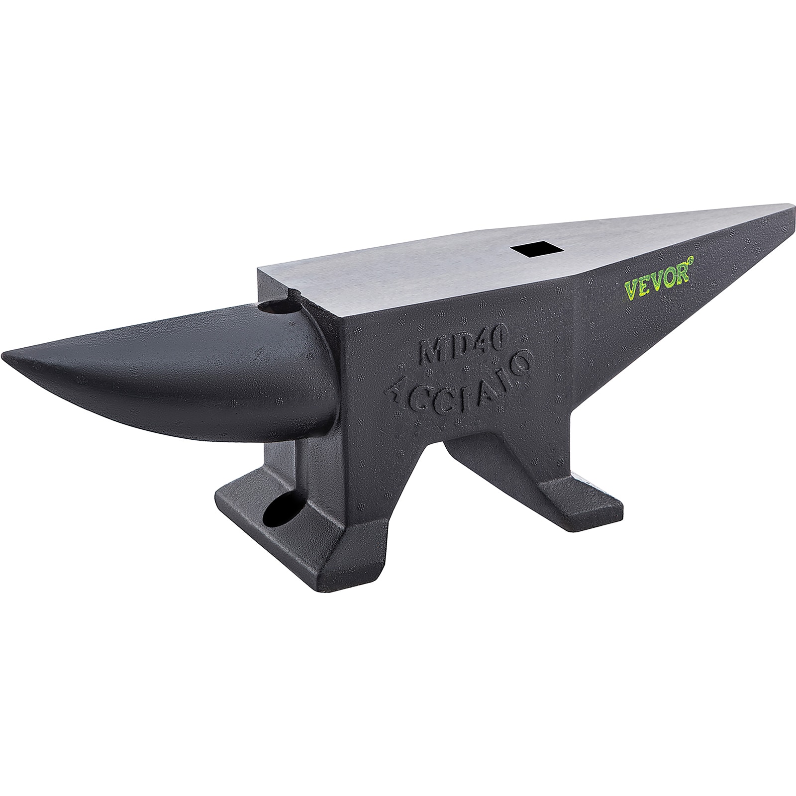Yunque de Hierro Fundido de Acero VEVOR 88 lbs para Taller de Herrería con Banco de Trabajo.