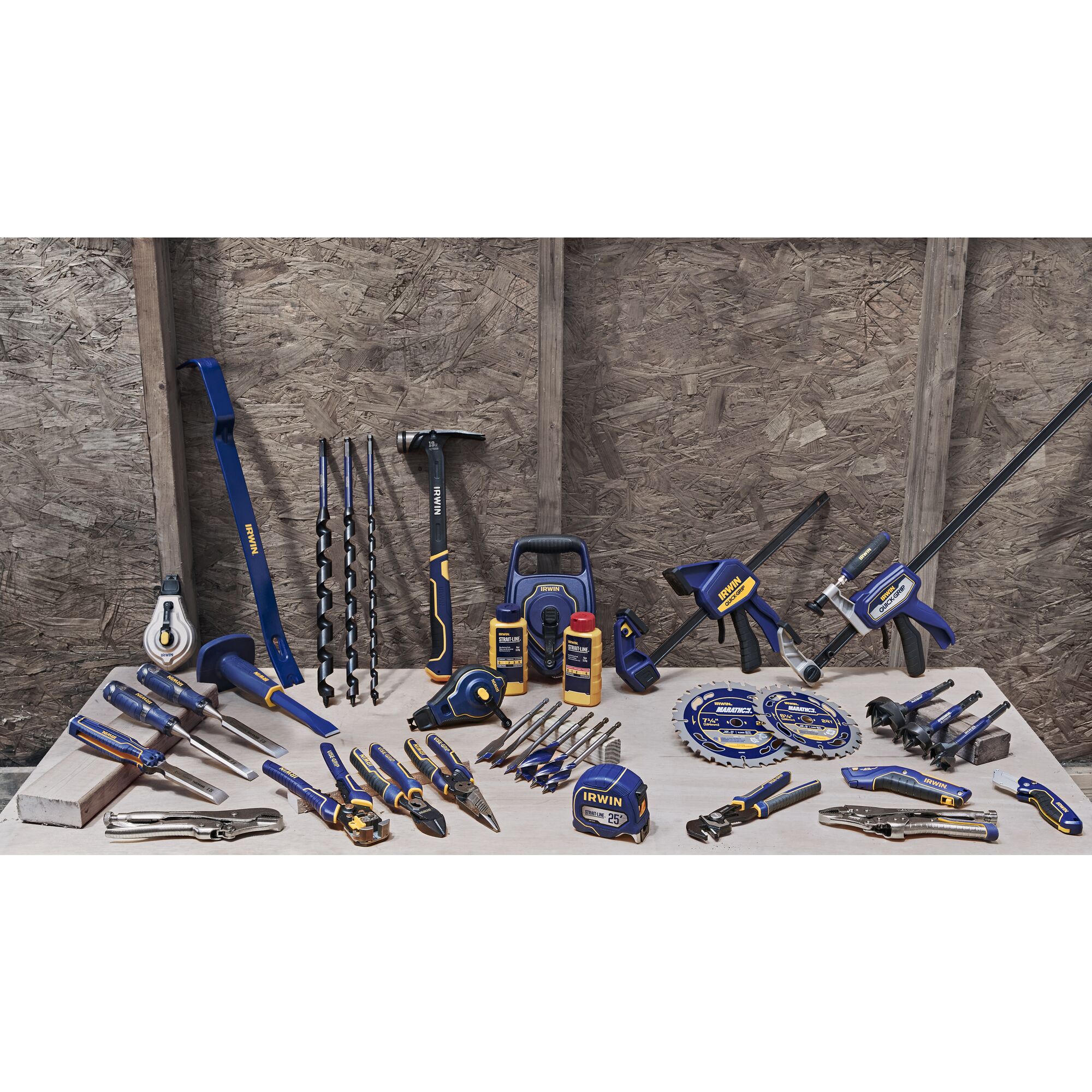 Sargentos híbridos IRWIN Quick-Grip de 24 pulgadas 300 libras con gatillo / pinza de barra IRHT83501
