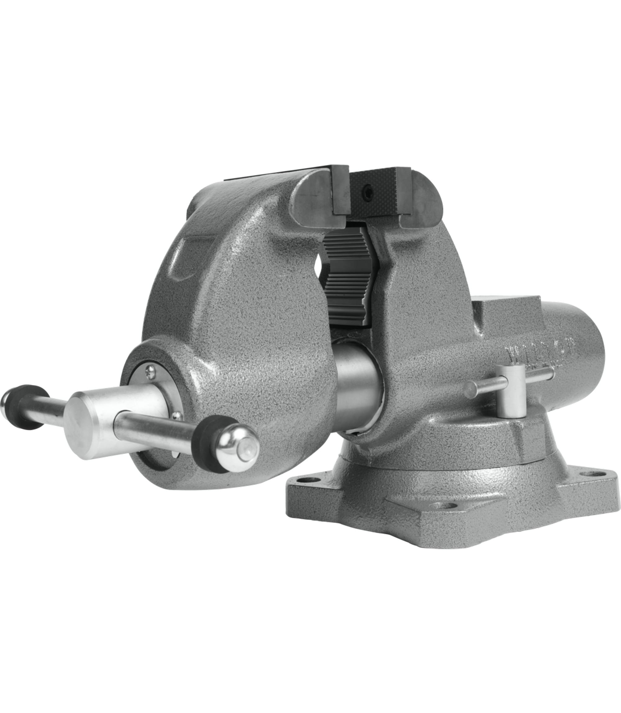 Tornillo de banco de hierro fundido de 4-1/2 pulgadas con banco y prensa de tubo combinados Wilton WL9-28826