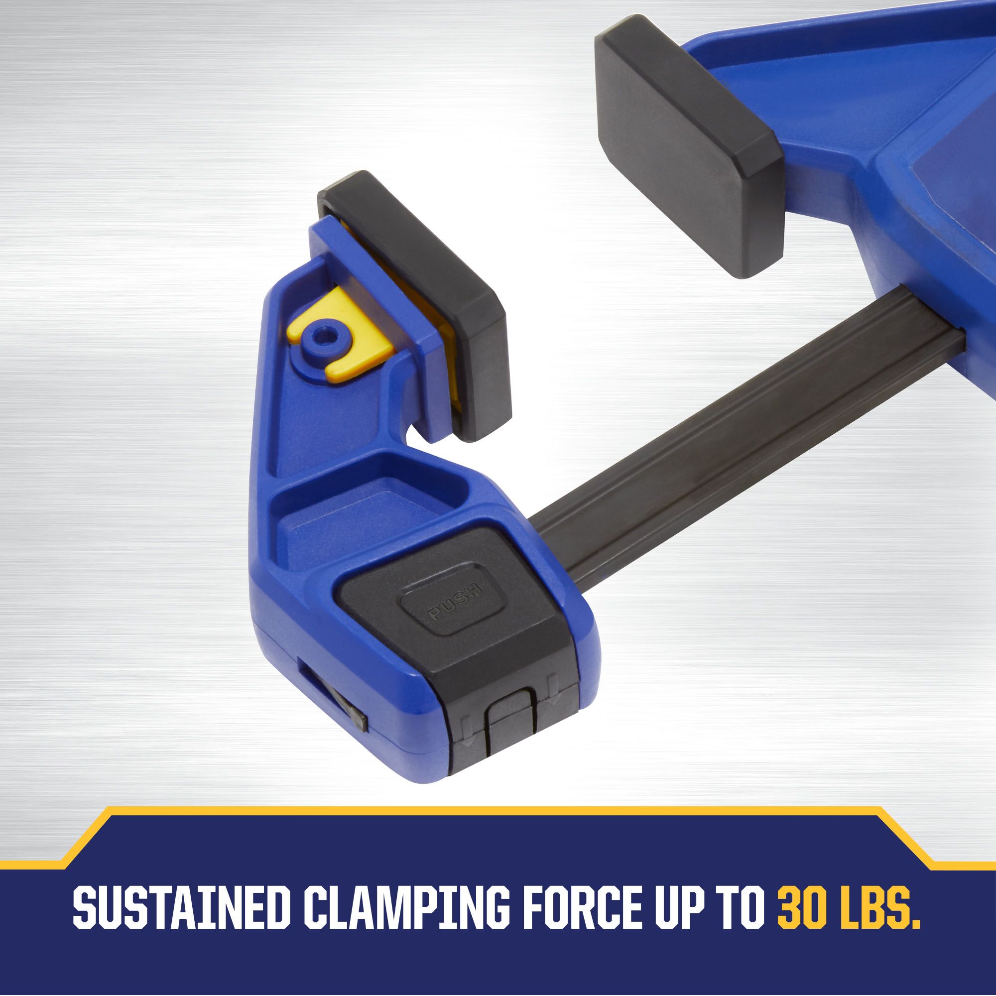 Sargento de barra IRWIN QUICK-GRIP de servicio medio de 24 pulgadas con capacidad de 300 lb para un solo brazo 1964720