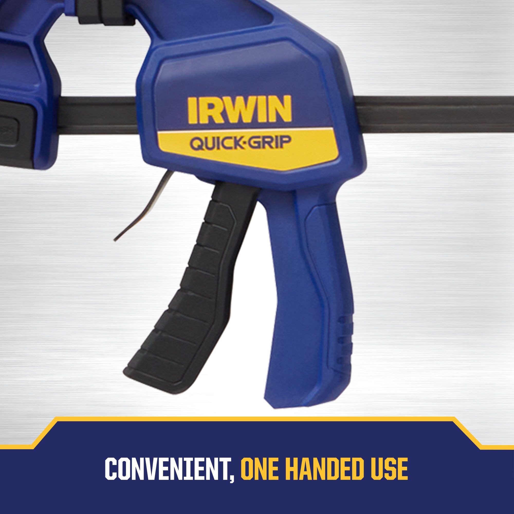 Sargento de barra IRWIN QUICK-GRIP de servicio medio de 24 pulgadas con capacidad de 300 lb para un solo brazo 1964720