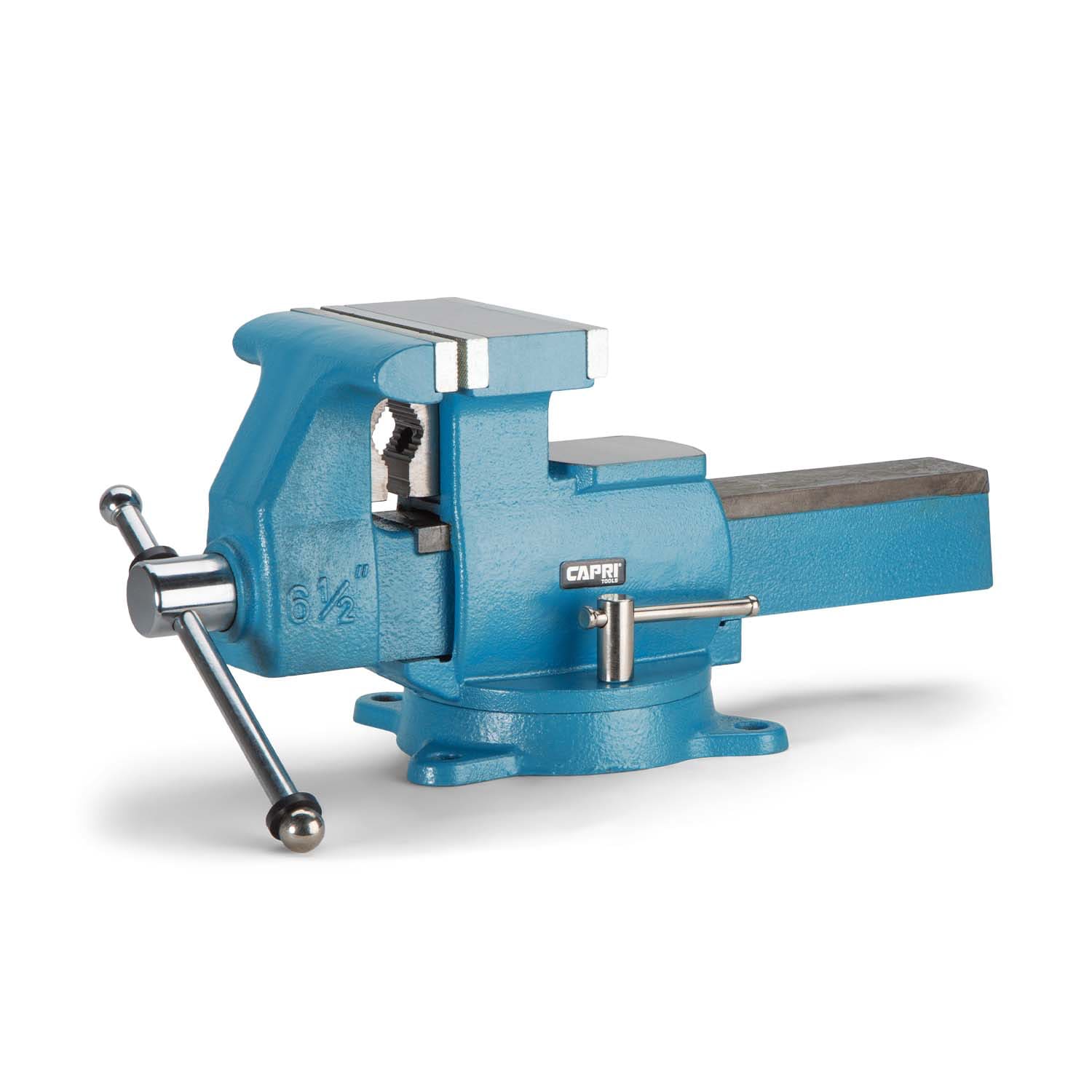 Morsa de banco de hierro fundido de 6-1/2 pulgadas de Capri Tools CP10550-6.5