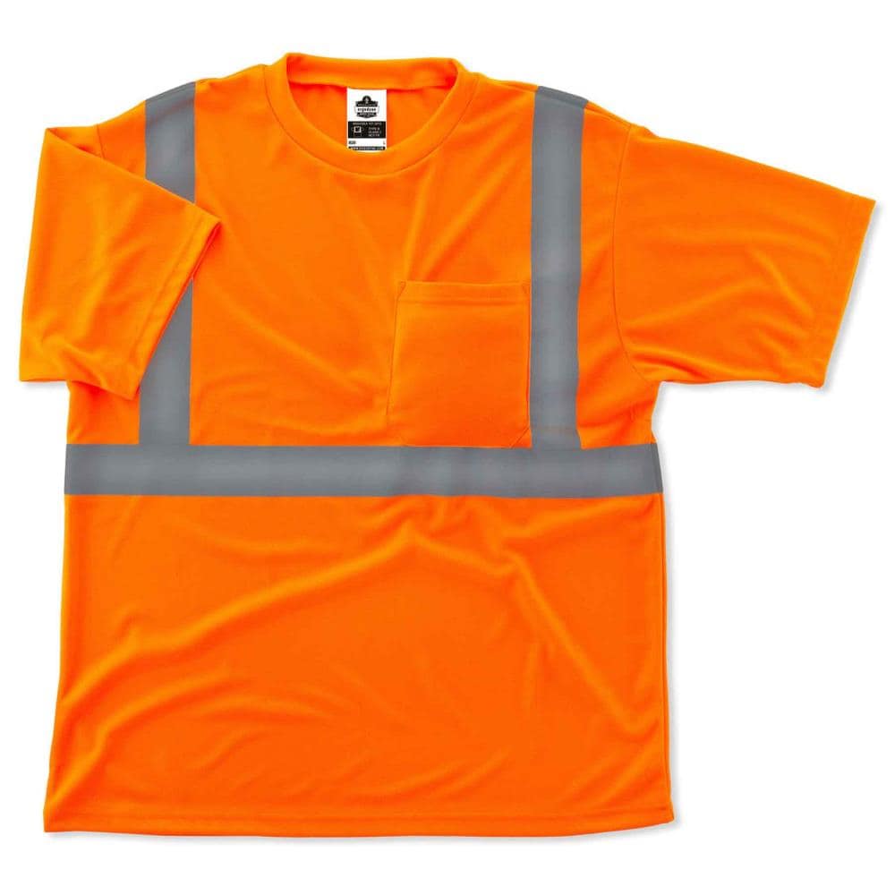 Playera Naranja de Manga Corta para Hombre GloWear (Talla XS) 21511
