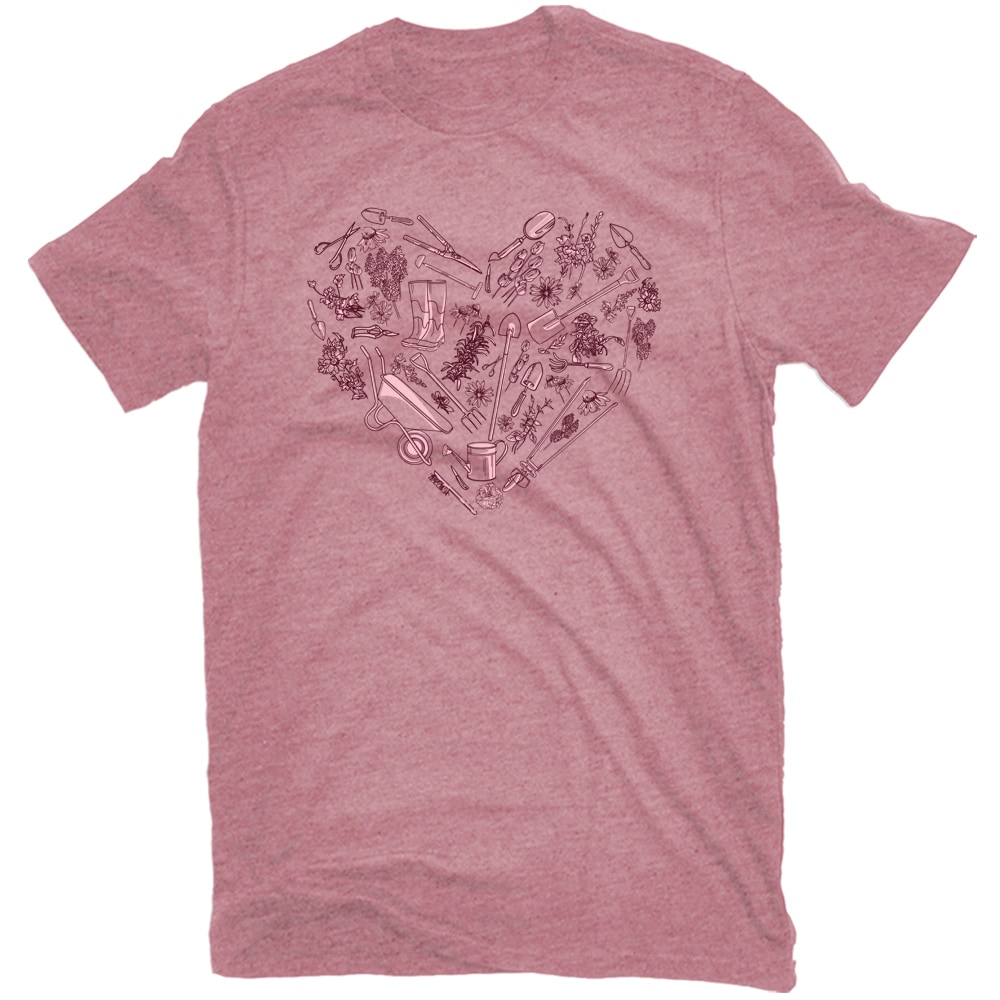 Playera de manga corta de punto rosa para mujer (talla pequeña) SFPL-13546 HRL S