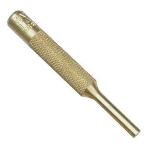 Eat-In 0.12 x 4 in. Long Brass Pin Punch, Knurled Finish - EA2996182