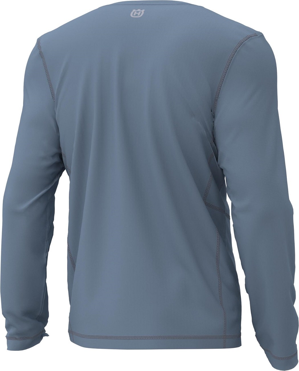 Playera sólida de manga larga gris para hombre Husqvarna (talla mediana) 529677750