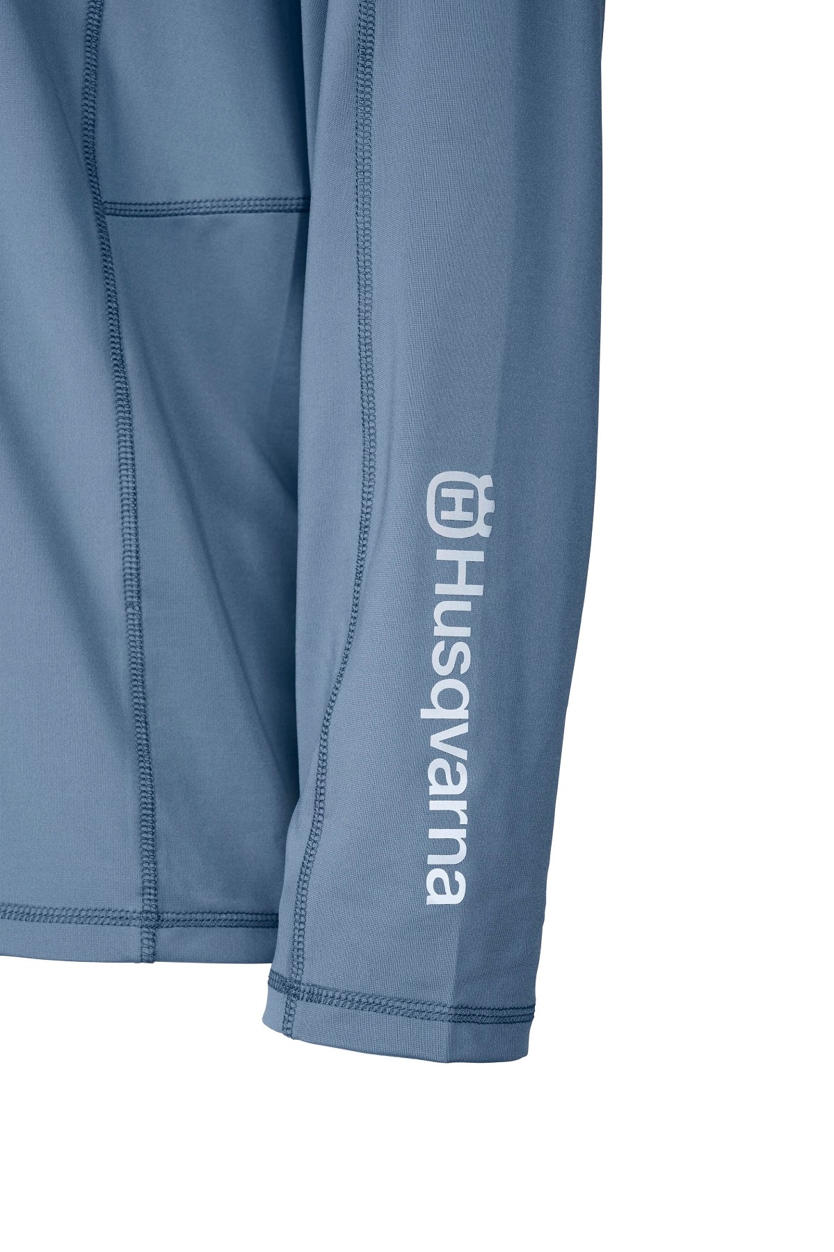 Playera sólida de manga larga gris para hombre Husqvarna (talla mediana) 529677750