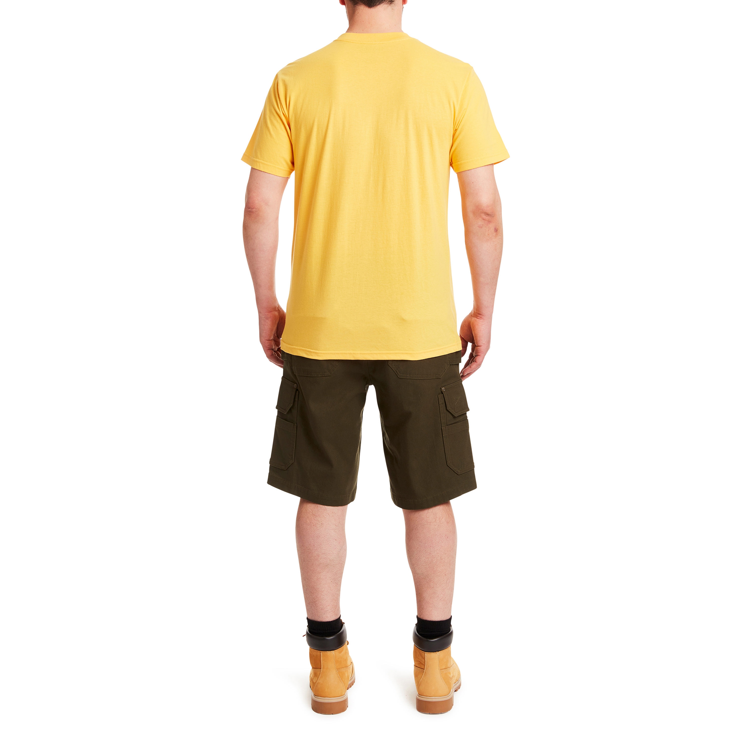 Playera de manga corta sólida de punto dorado para hombre de Smith's Workwear (Mediana) SM4666PK3-TEAGO-M