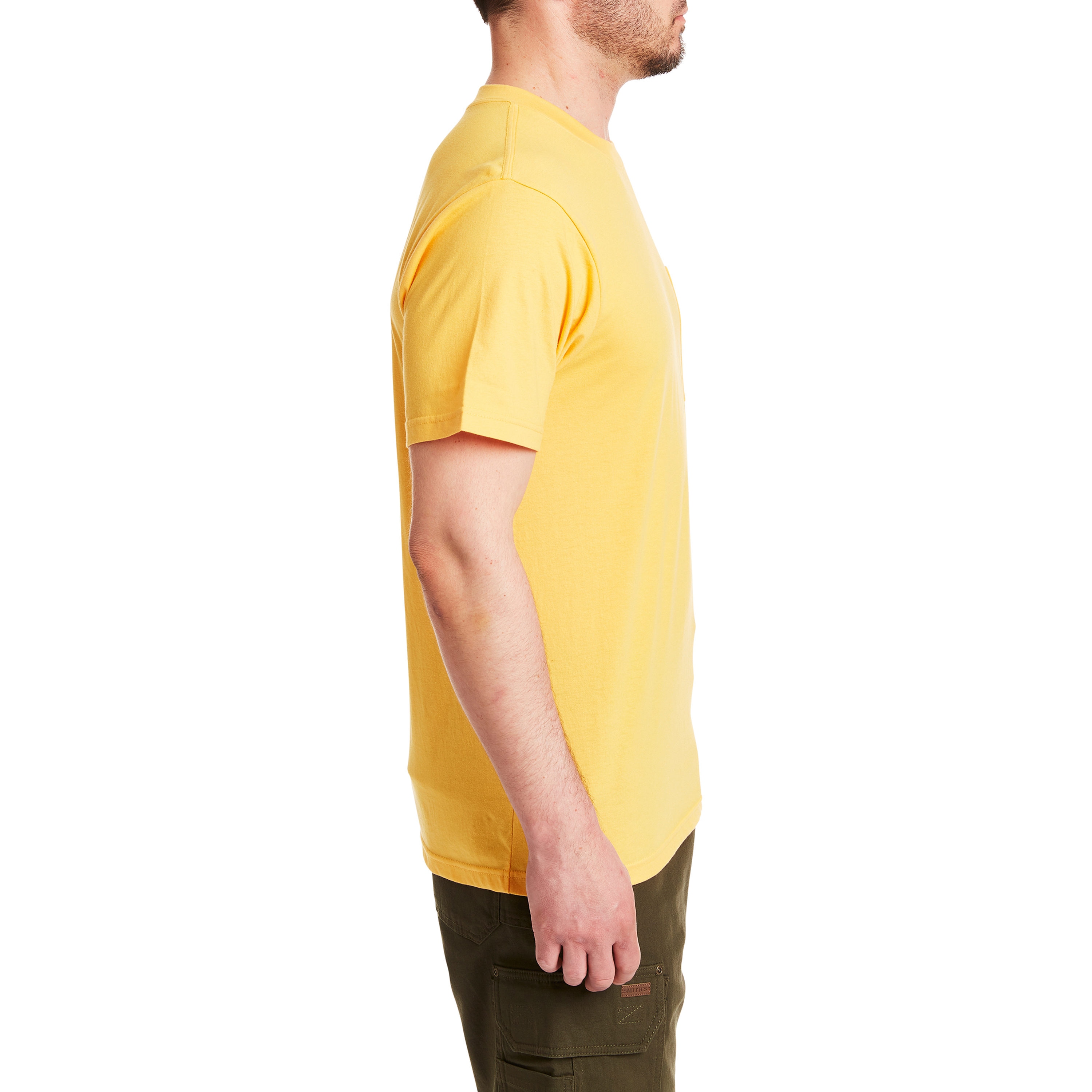 Playera de manga corta sólida de punto dorado para hombre de Smith's Workwear (Mediana) SM4666PK3-TEAGO-M