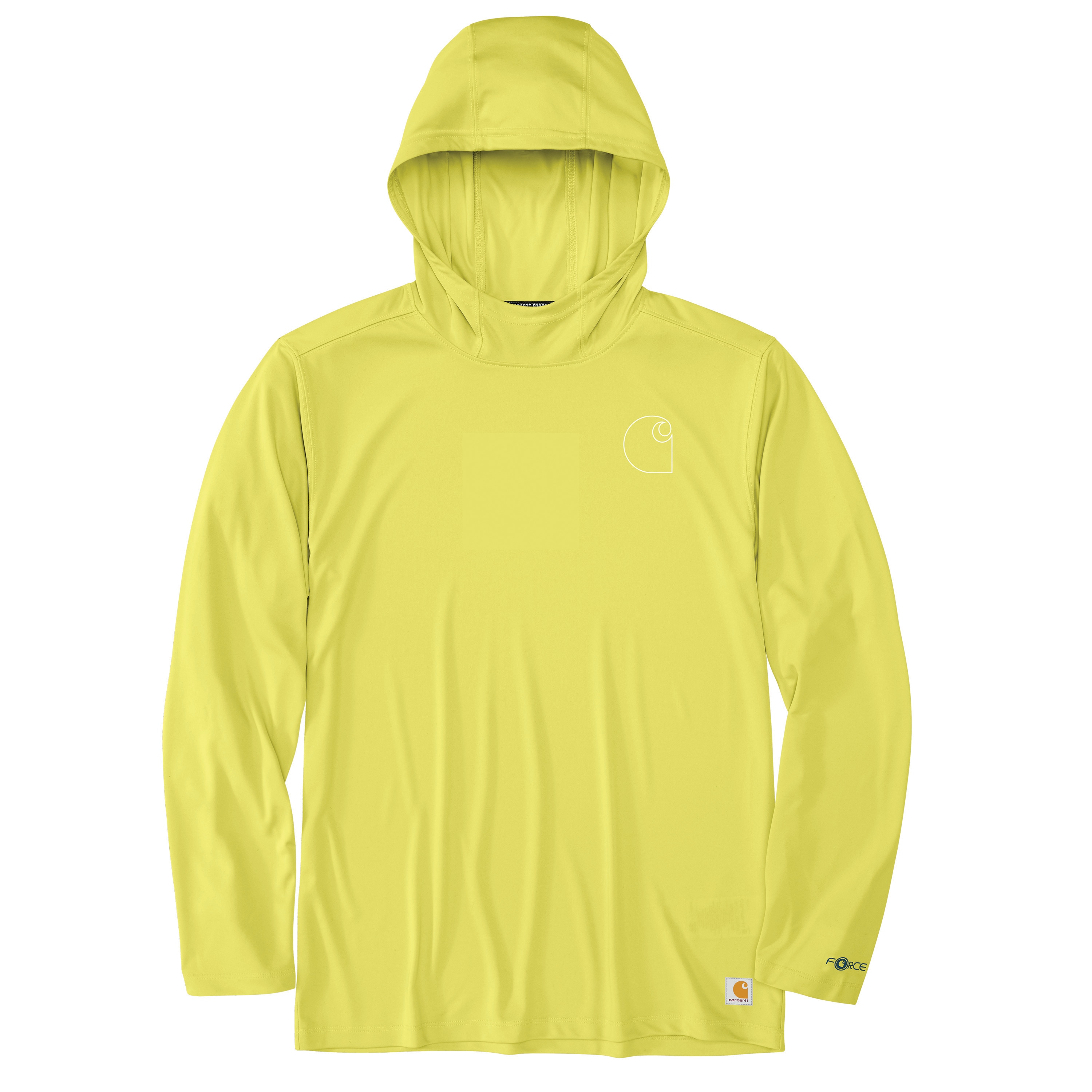 Playera de manga larga amarilla para hombre de Carhartt (XL)