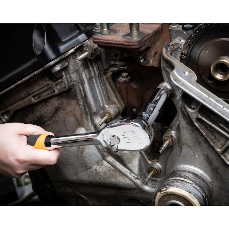 Juego de herramientas mecánicas GEARWRENCH de 1/2 pulgadas con 90 dientes, puntas estándar y profundas de 6 puntos, estándar y métrico (53 piezas) - 85869