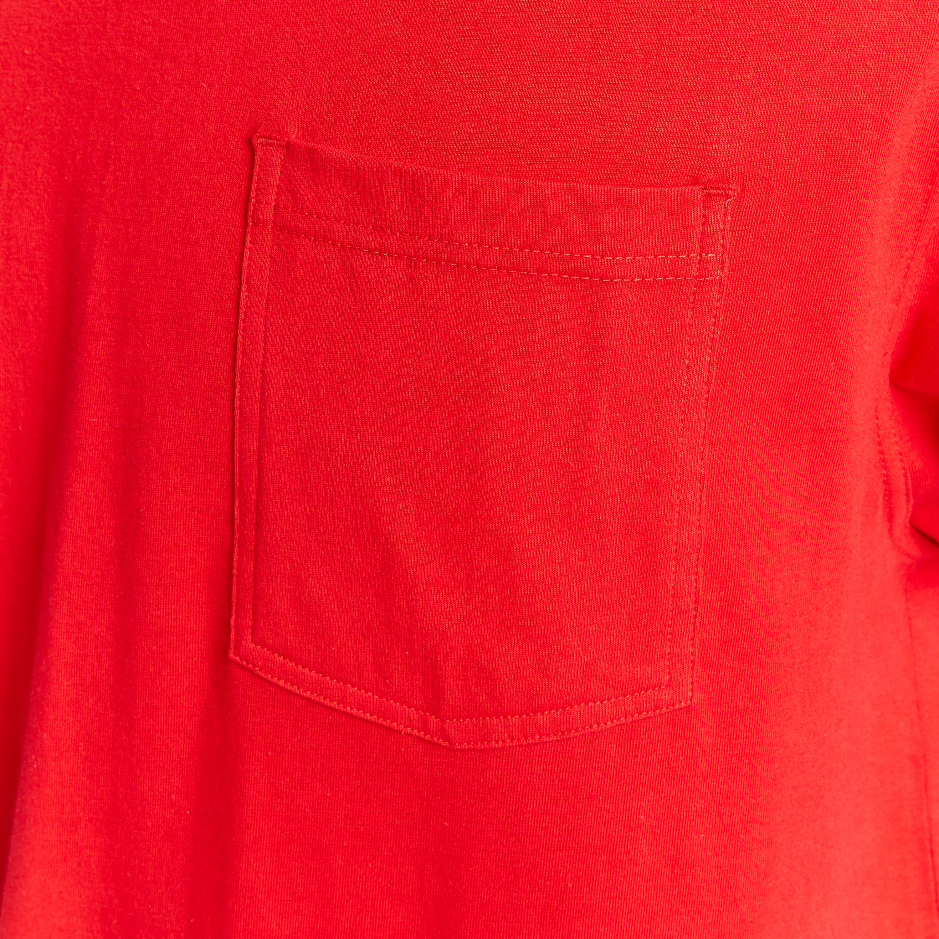 Playera roja de manga corta de punto para hombre de Smith's Workwear (XL)