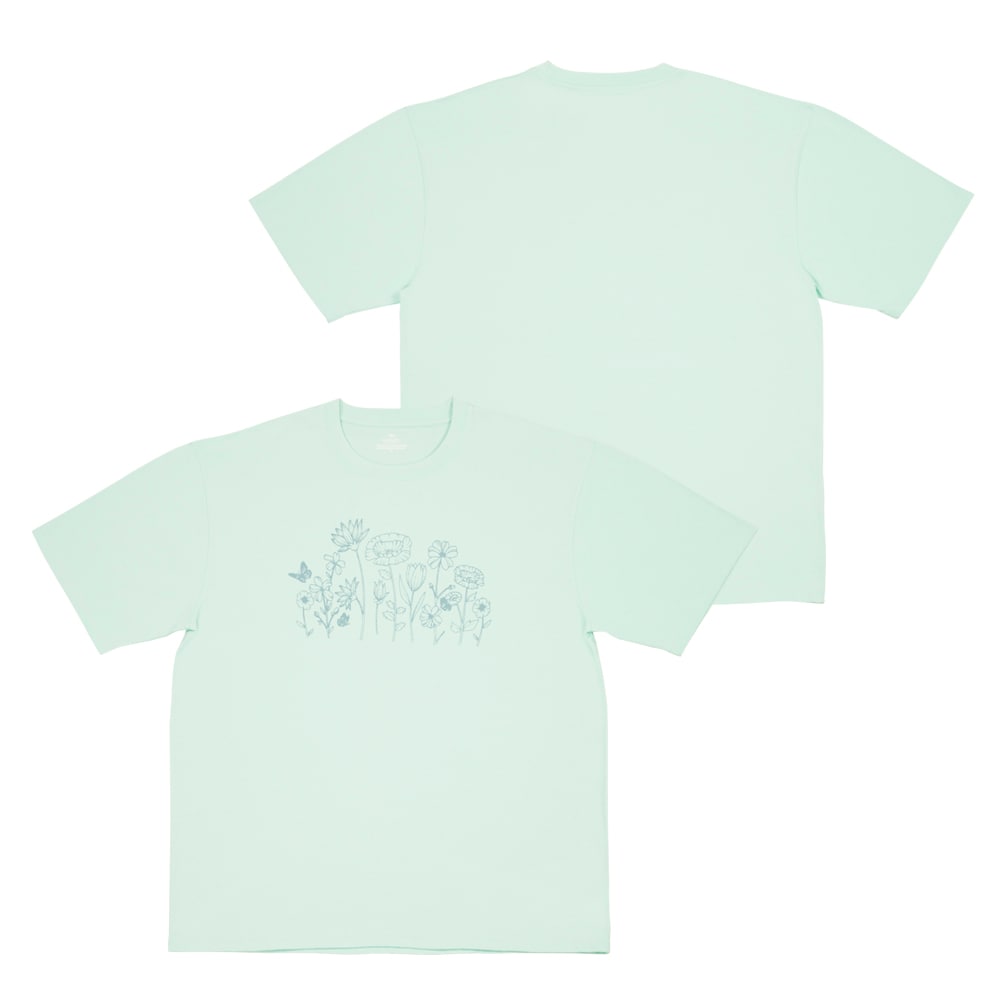 Playera de manga corta de jersey azul para mujeres de Infinity Brands (Grande) BAJ-1196-LM-L