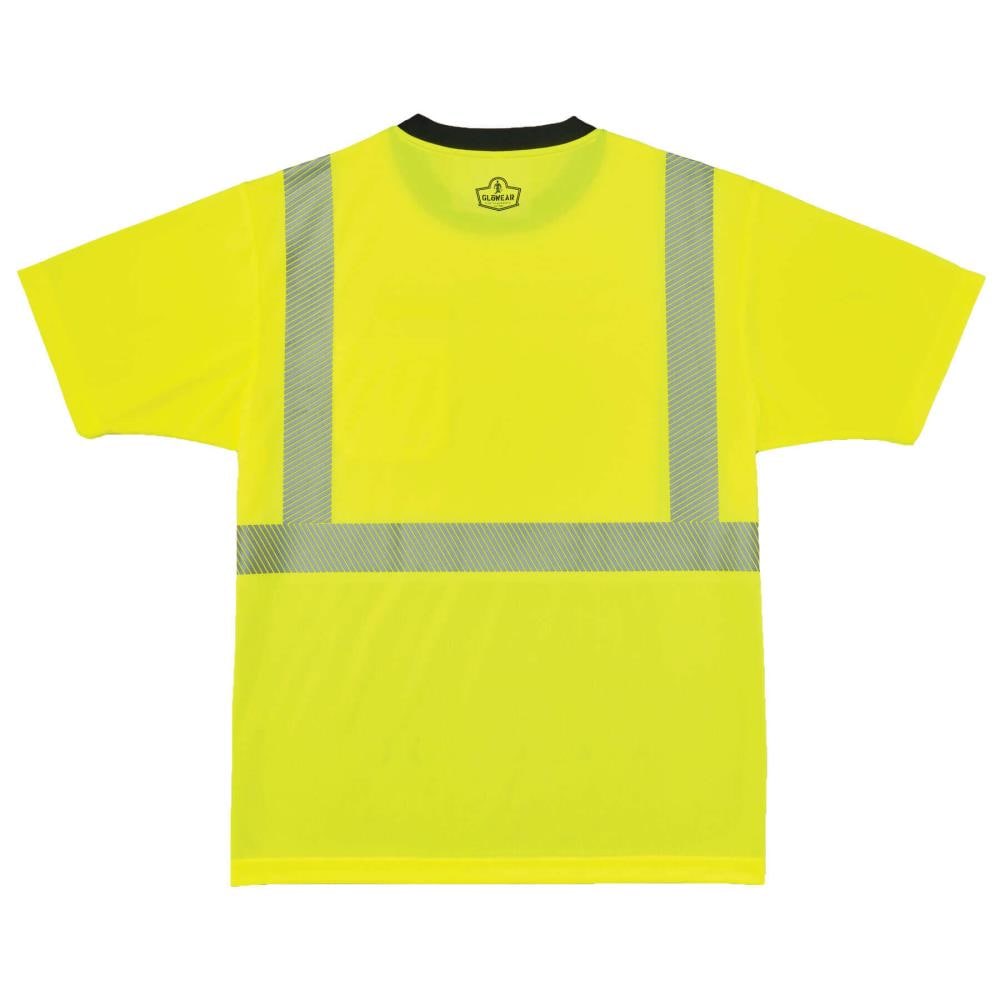 Playera de Manga Corta Verde de Dos Tonos para Hombre GloWear (4XL)