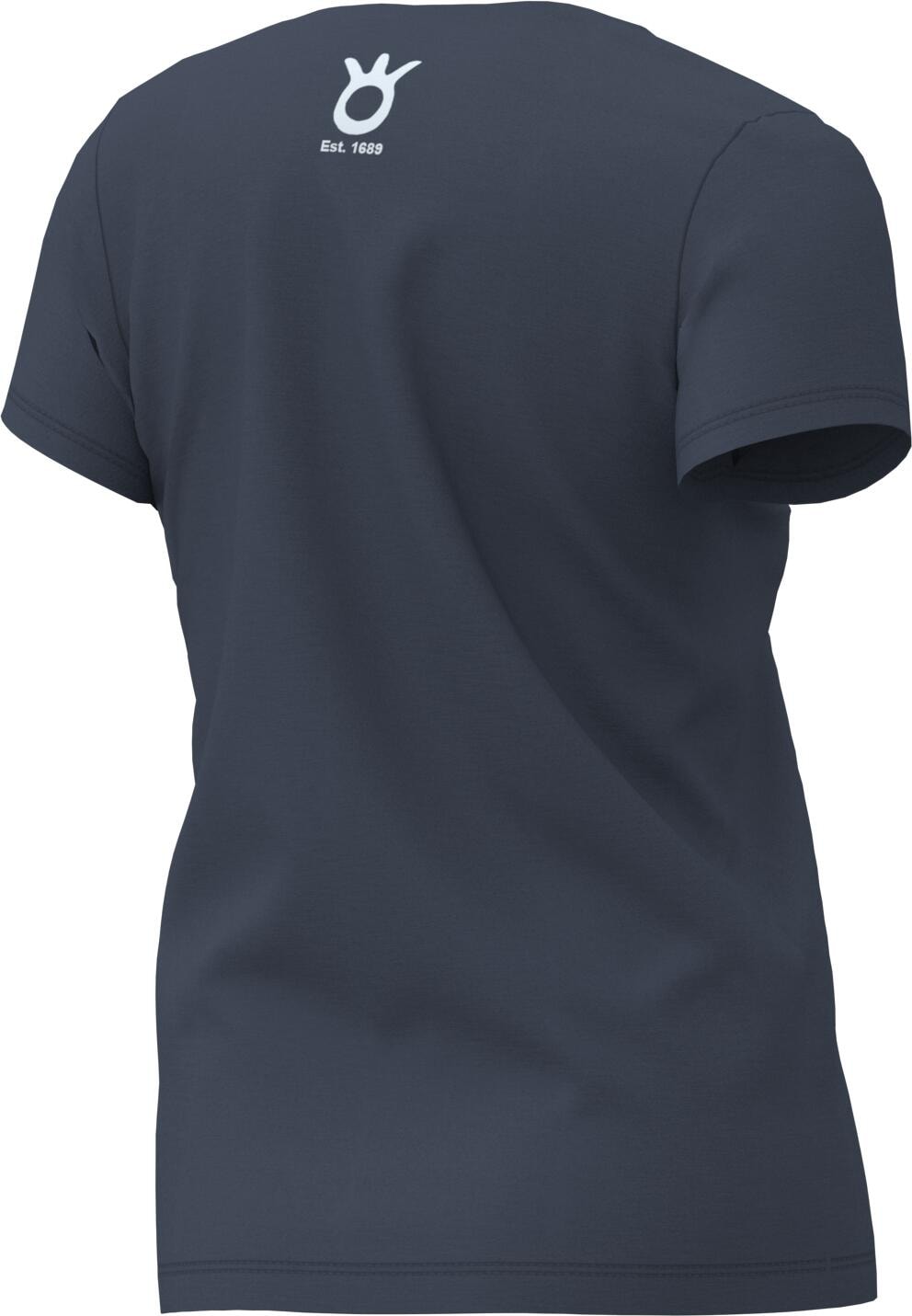 Playera blanca de manga corta sólida para mujer de Husqvarna (2XL)