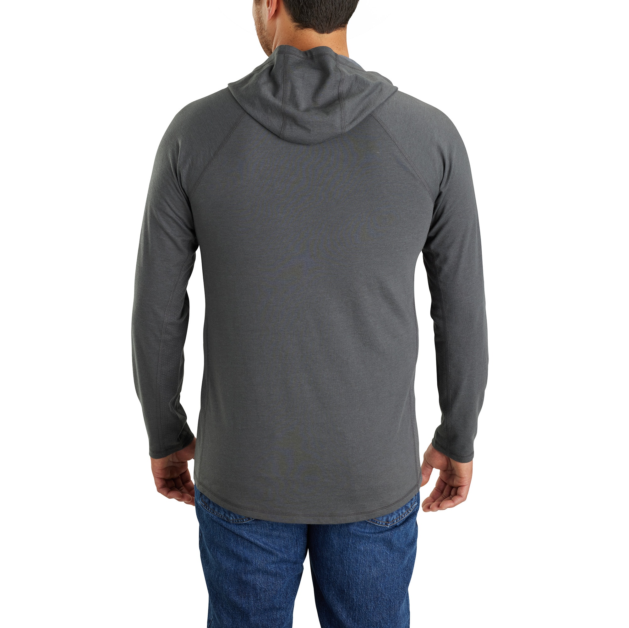 Playera de manga larga de jersey gris para hombre Carhartt (Talla grande)